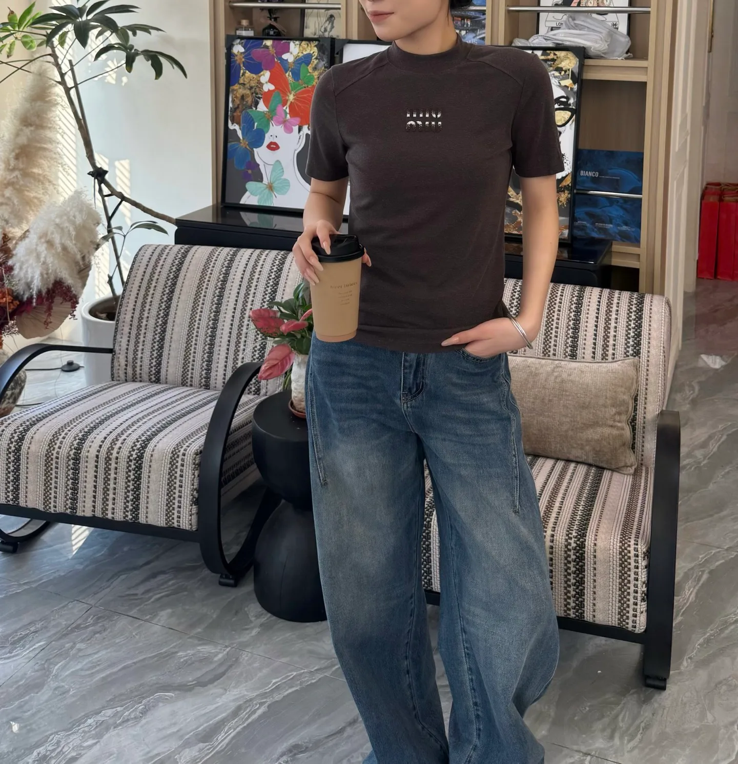 Футболки Женские Miu Miu 5709949