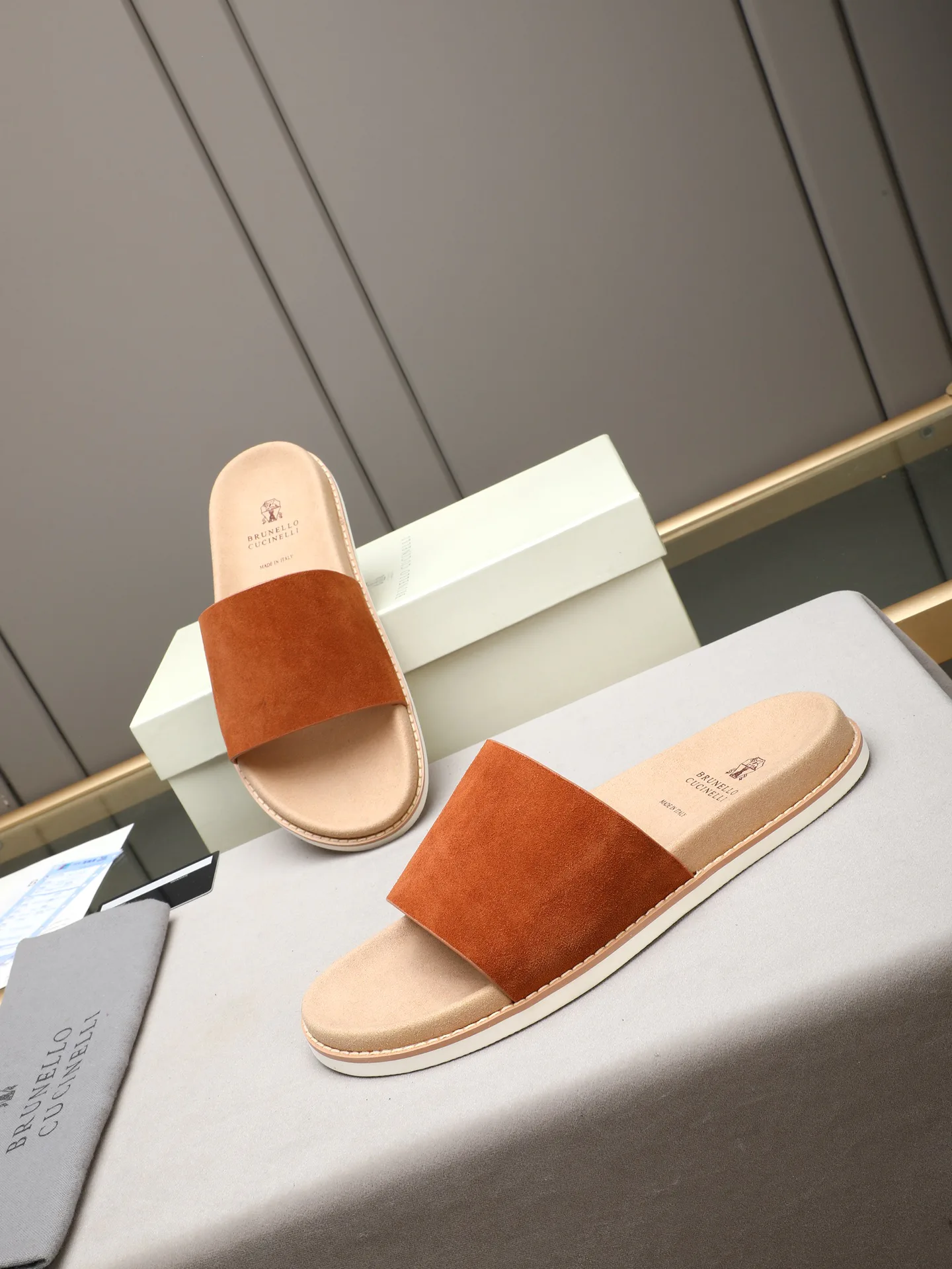 Шлепанцы Мужские Brunello Cucinelli 5933205