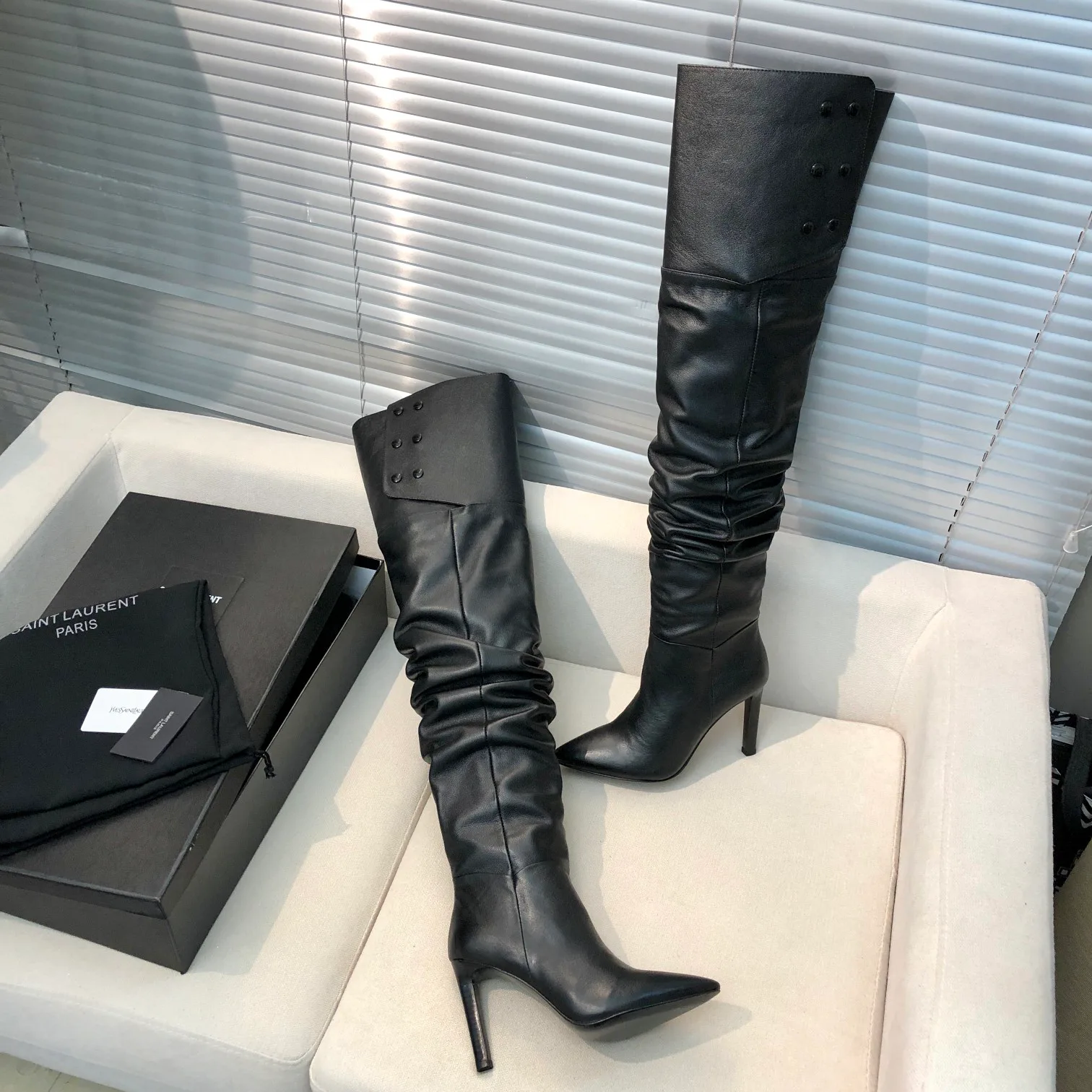 Сапоги Женские Saint Laurent 18997194