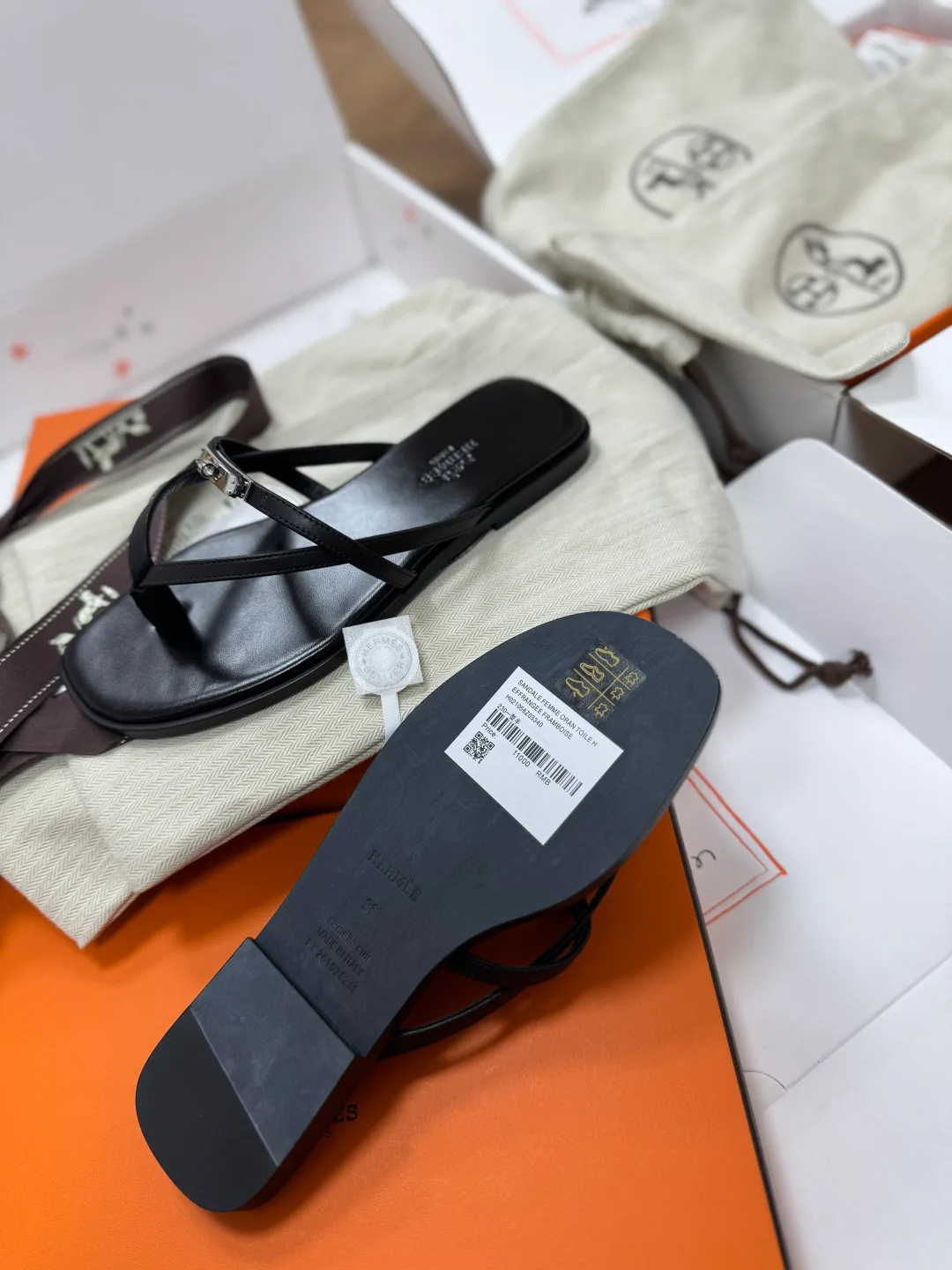 Шлепанцы Женские Hermes 13930282