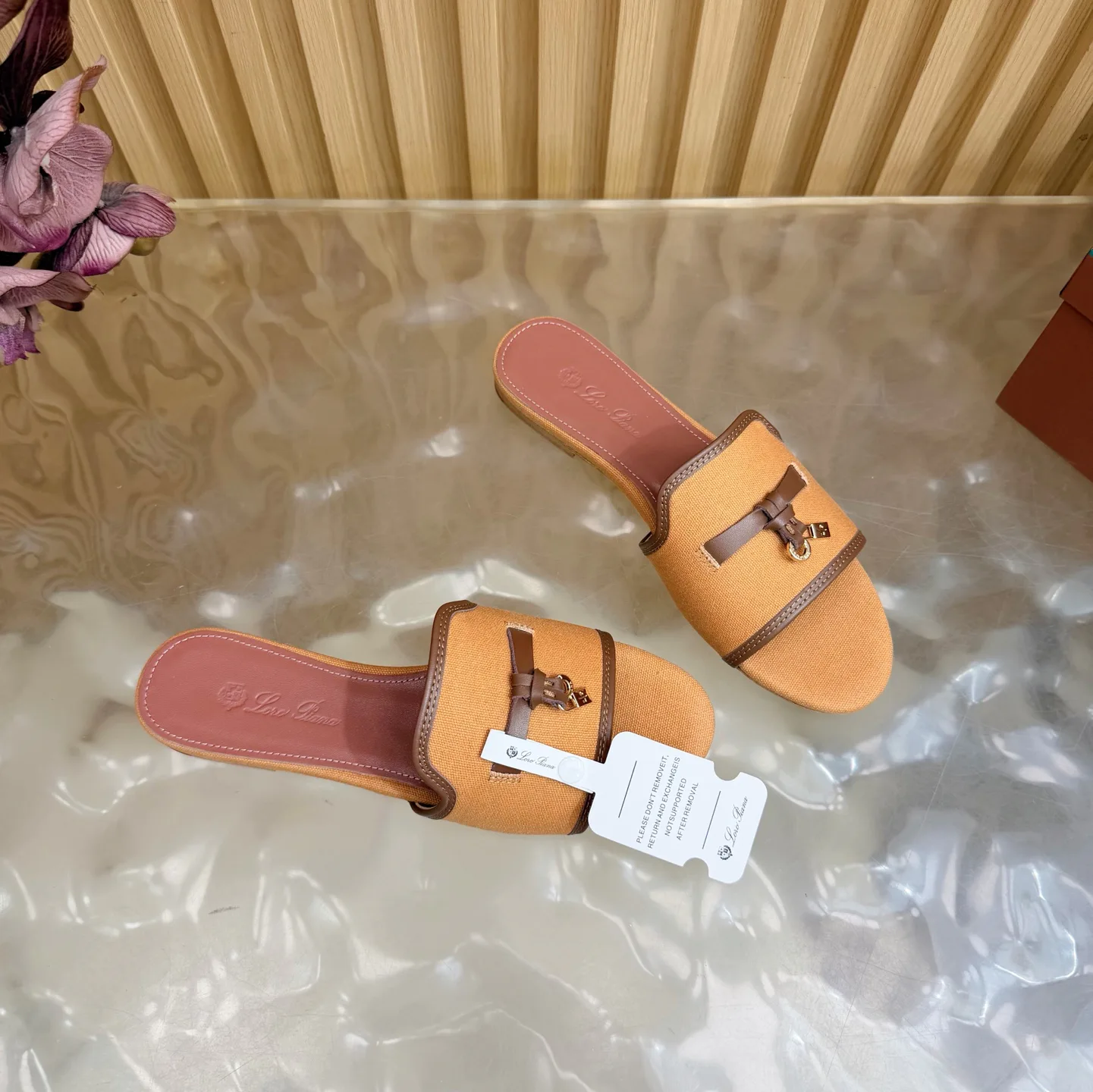 Шлепанцы Женские Loro Piana 11809079