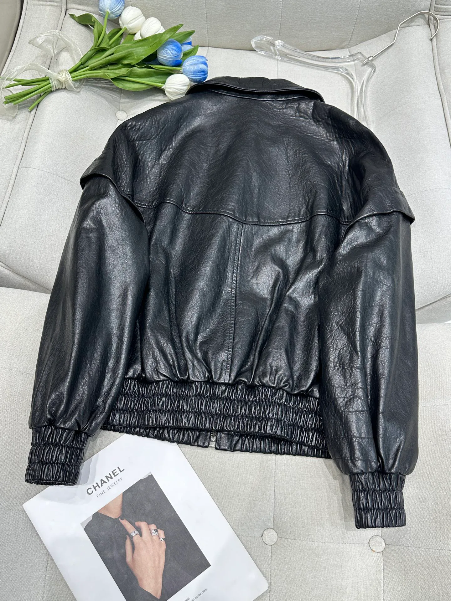 Кожаные Куртки И Дублёнки Женские Saint Laurent 11544758