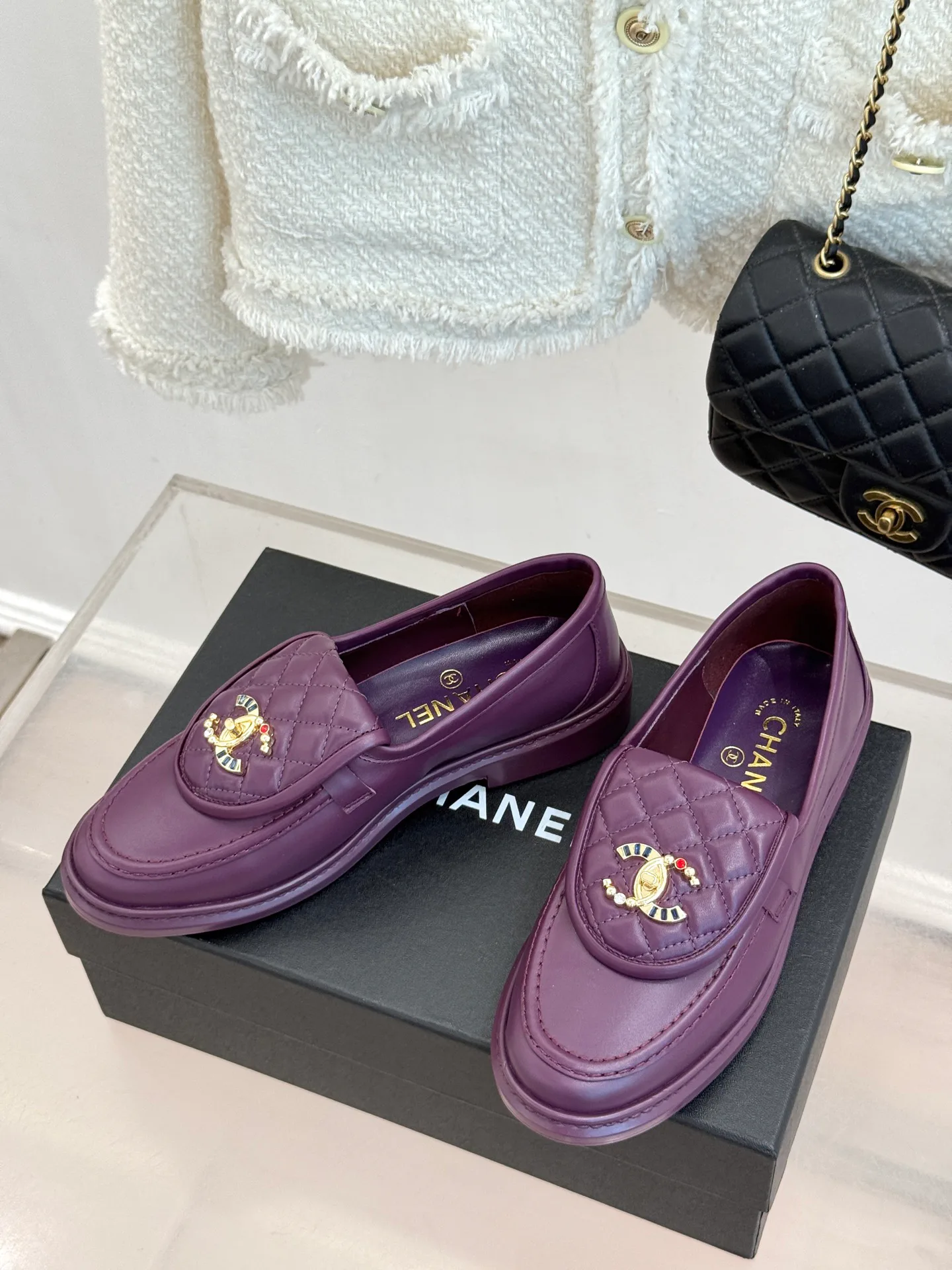 Лоферы И Мокасины Женские Chanel 17336060