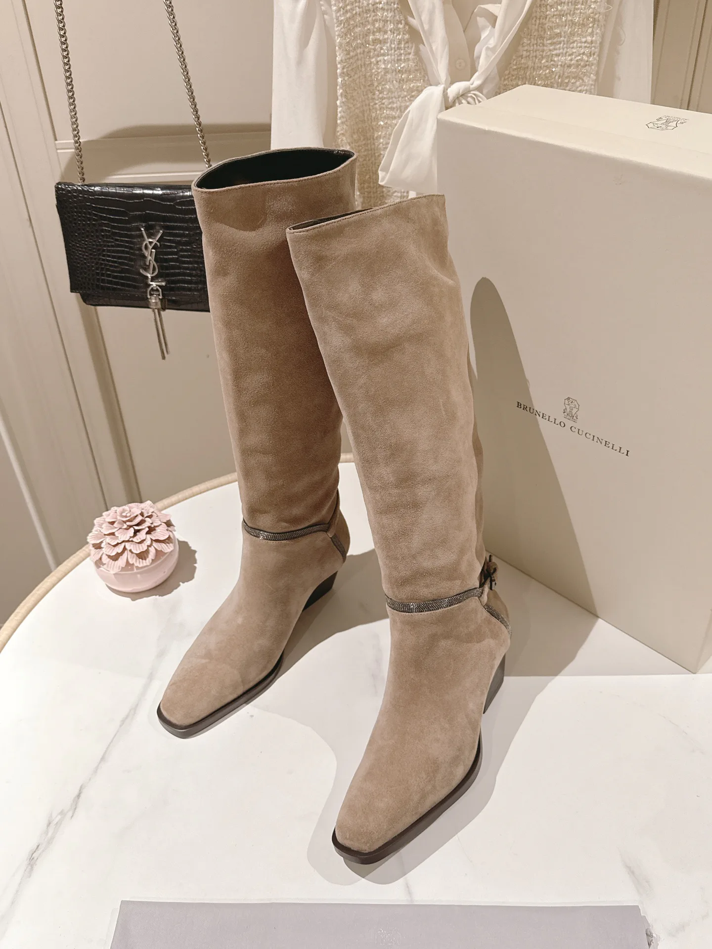 Сапоги Женские Brunello Cucinelli 18217277