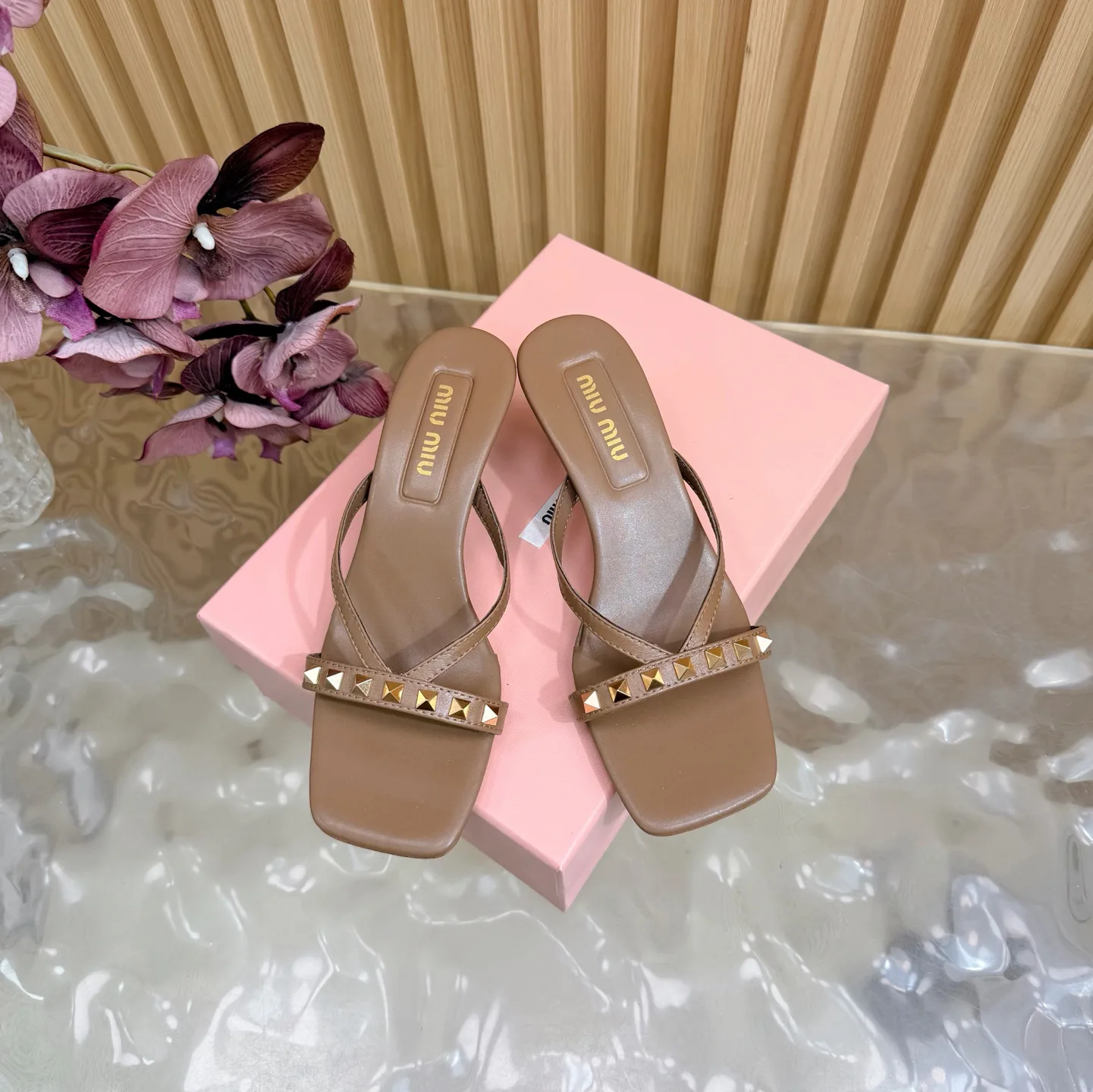 Шлепанцы Женские Miu Miu 9597383