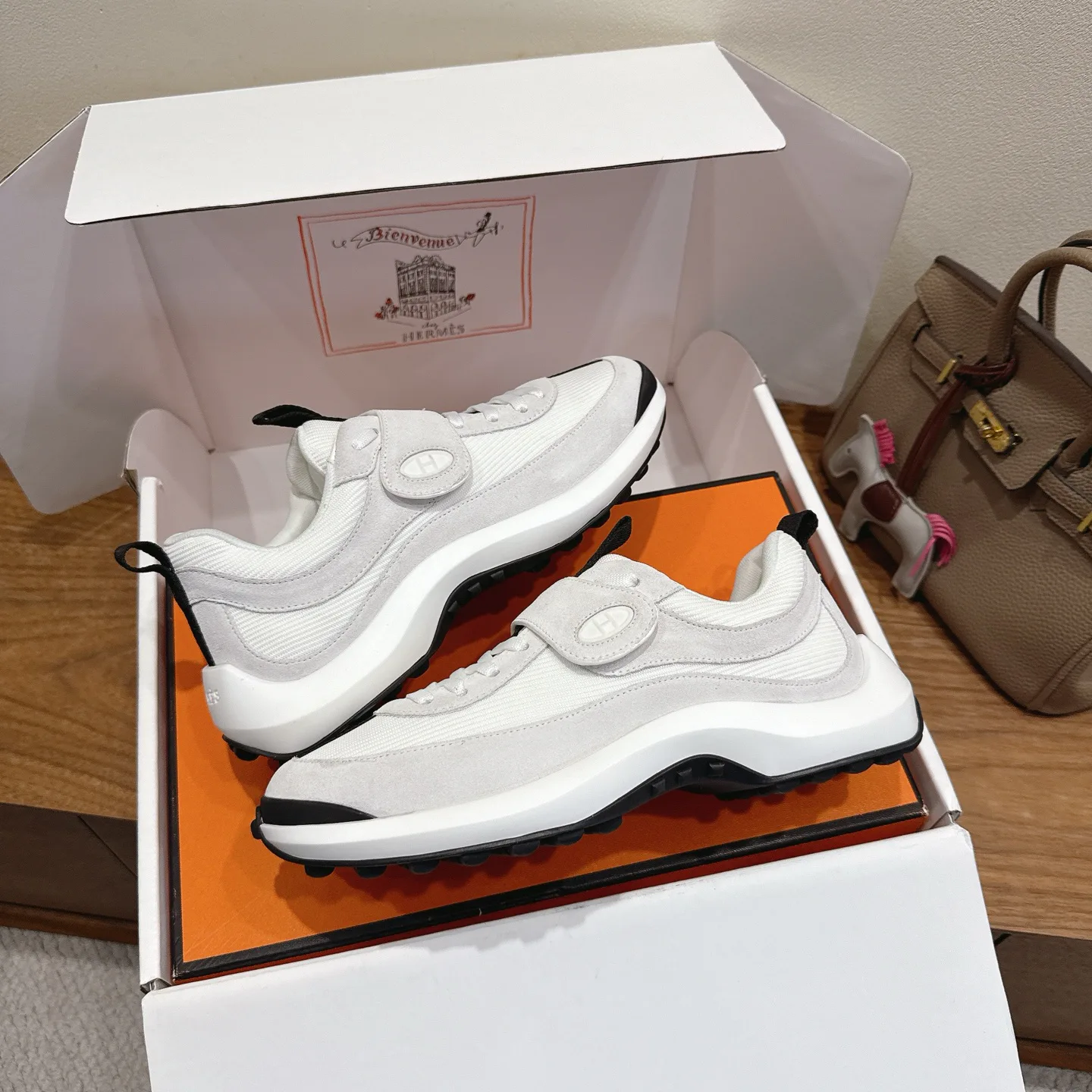 Кроссовки Мужские Hermes 491438