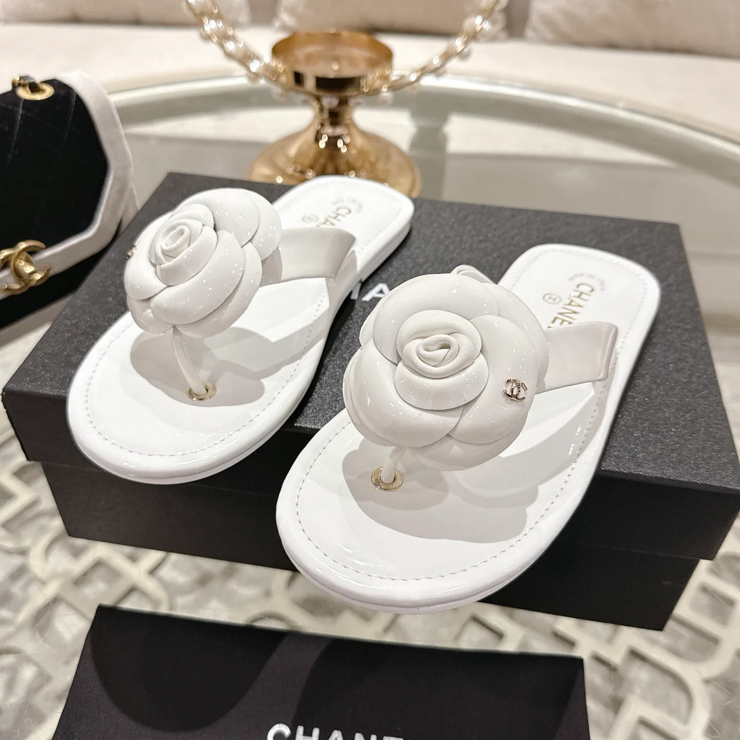 Шлепанцы Женские Chanel 918276