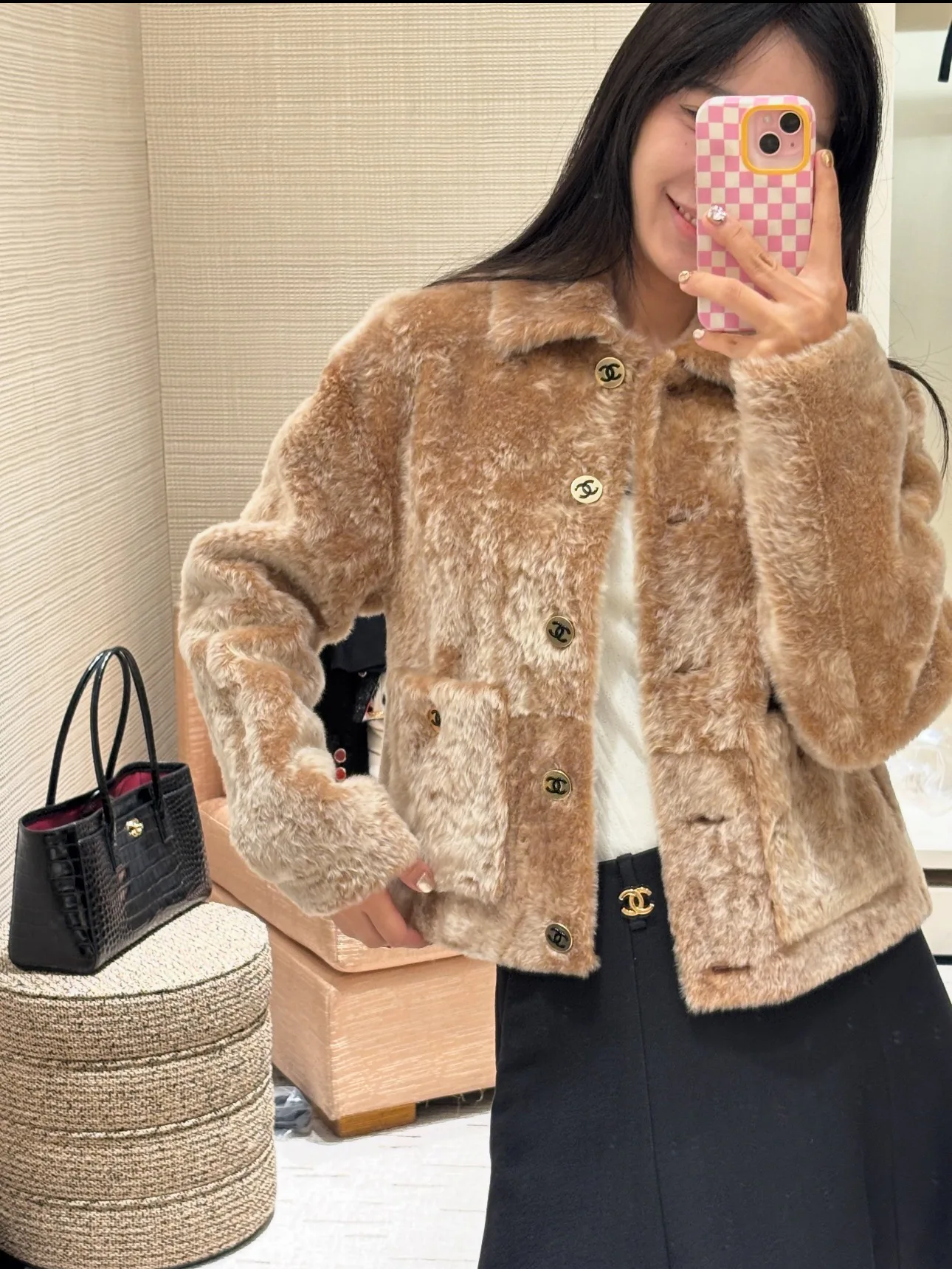 Кожаные Куртки И Дублёнки Женские Chanel 19066148