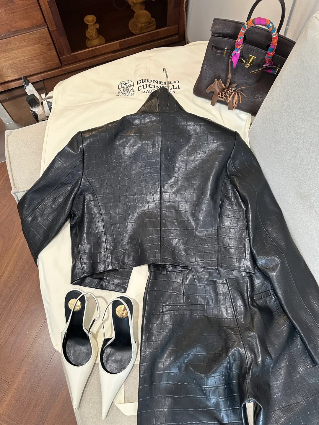 Кожаные Куртки И Дублёнки Женские Brunello Cucinelli 19304067