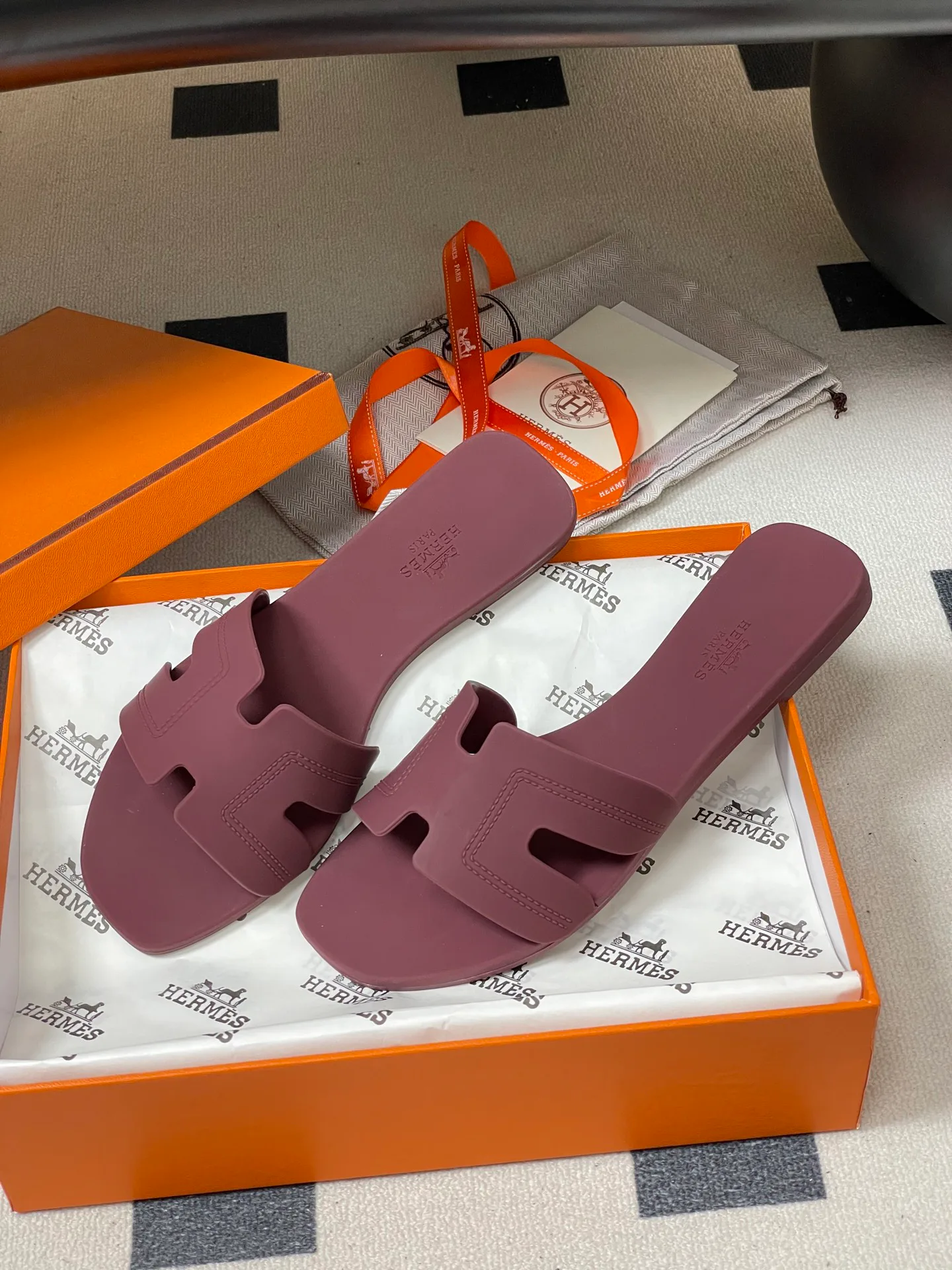 Шлепанцы Женские Hermes 11684359