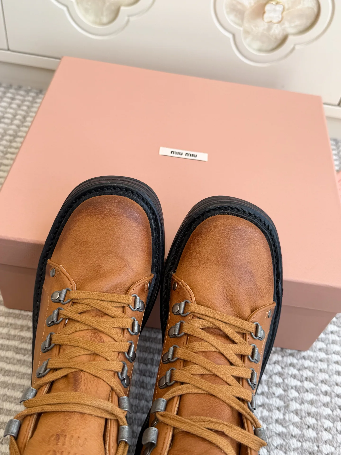 Ботинки Женские Miu Miu 17943215
