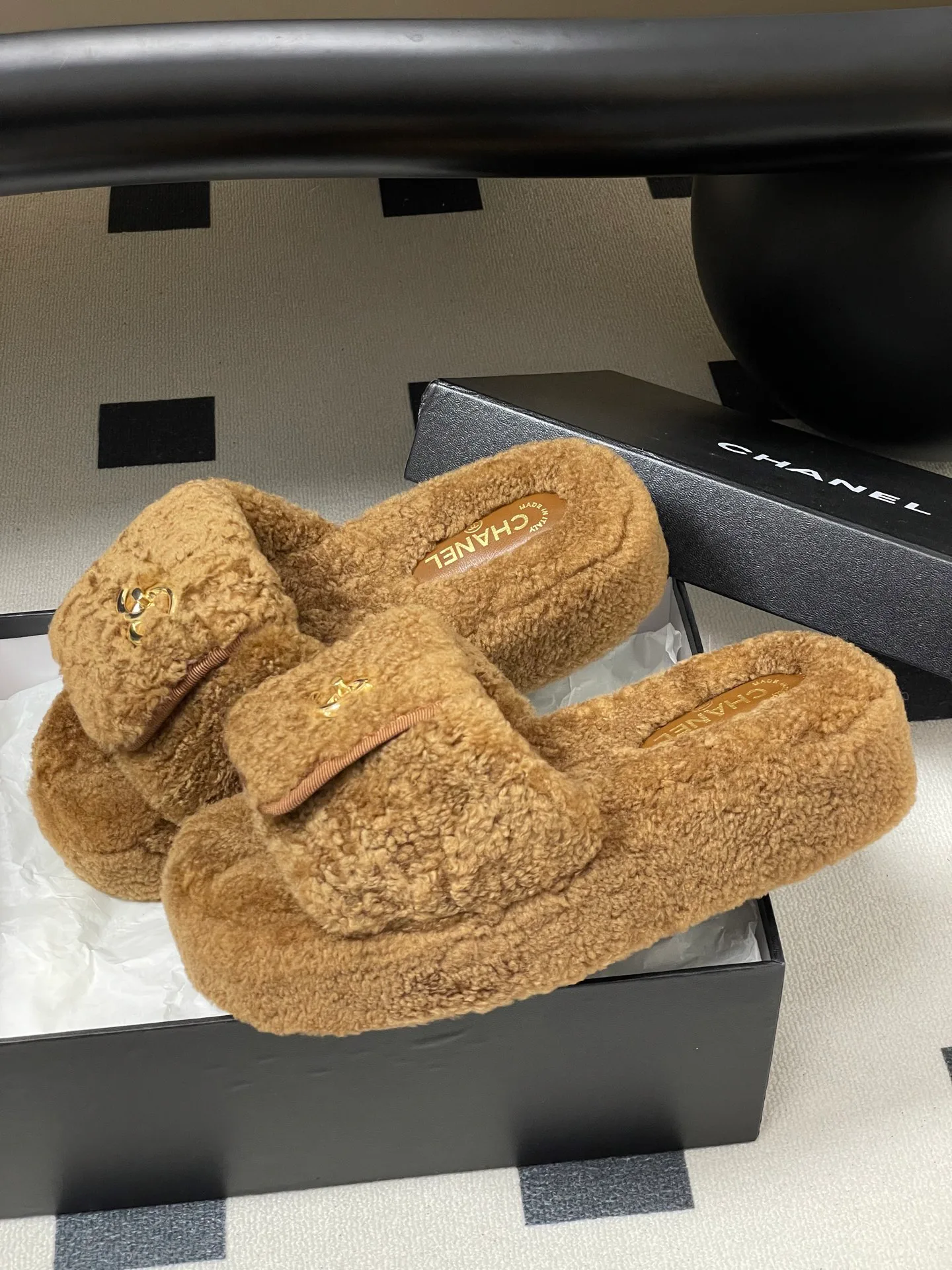 Тапочки Женские Chanel 83895