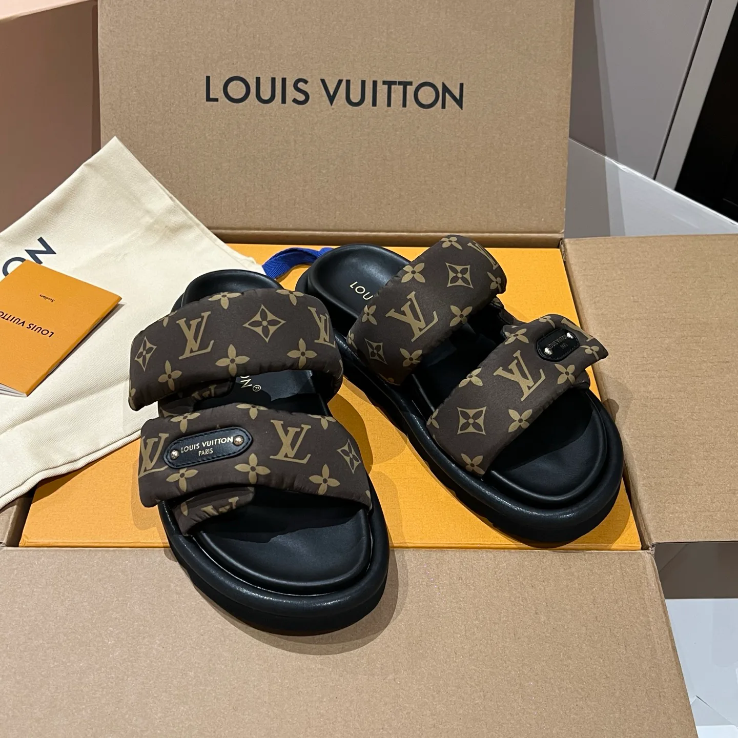 Шлепанцы Женские Louis Vuitton 17608431