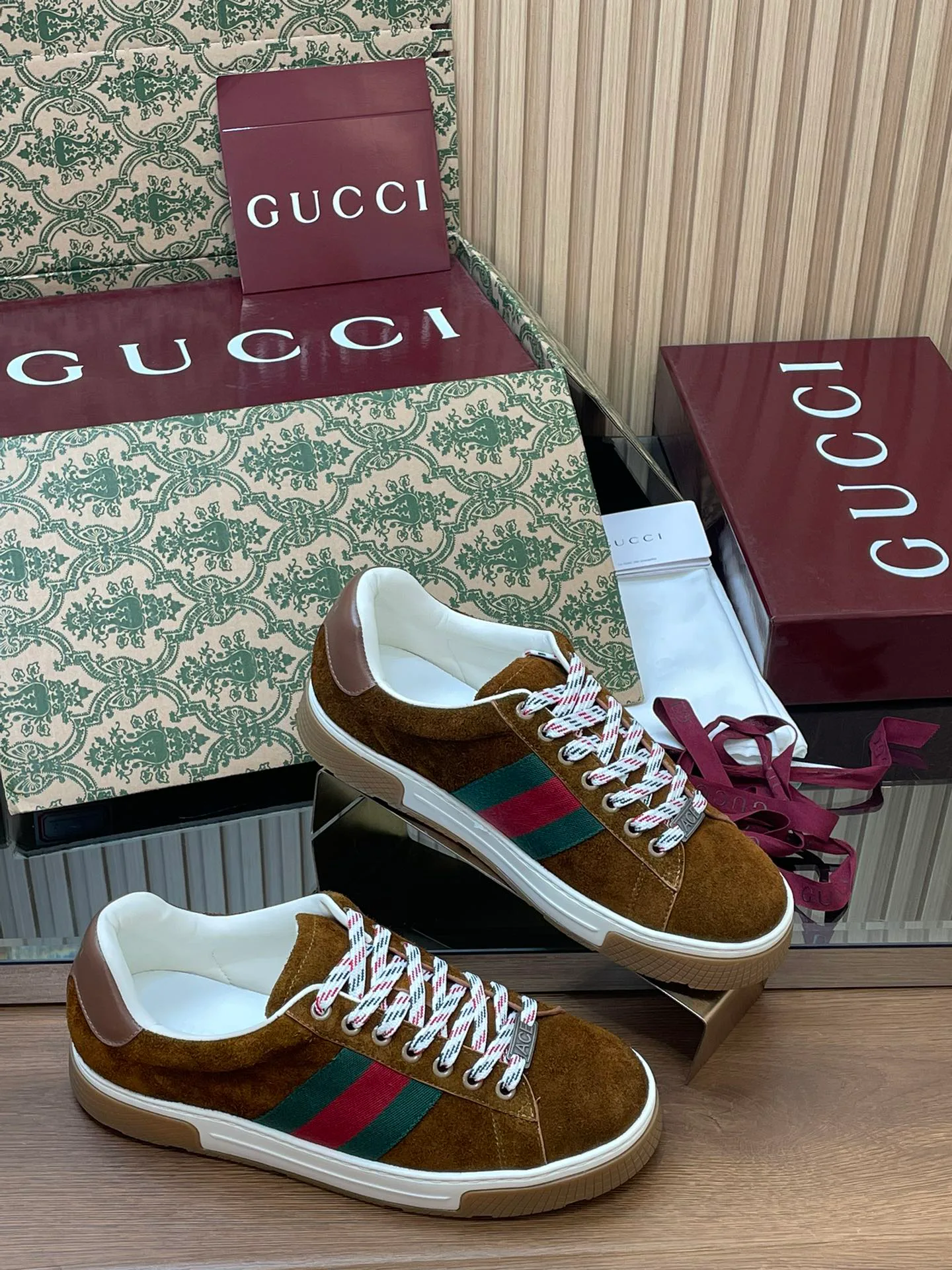 Кроссовки Мужские Gucci 3443597