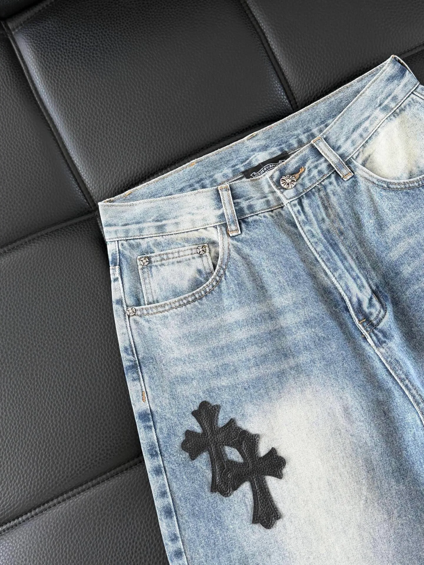 Джинсы Женские Chrome Hearts 3375349