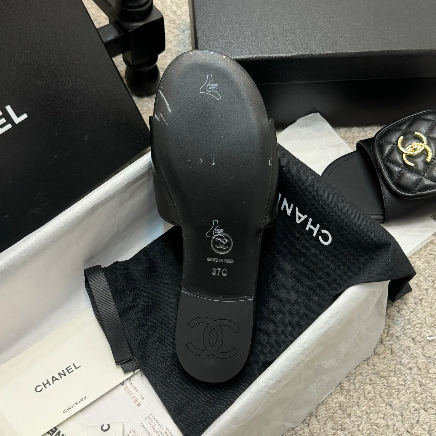 Шлепанцы Женские Chanel 13842