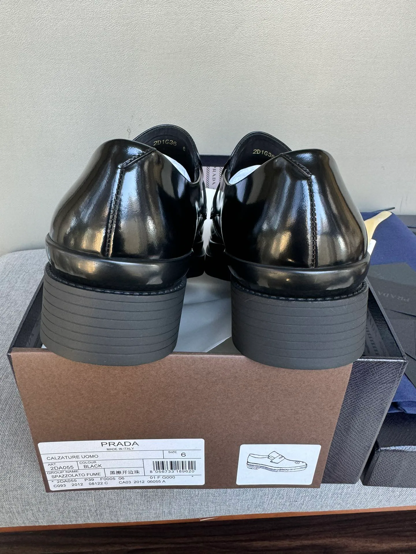 Лоферы Мужские Prada 358096