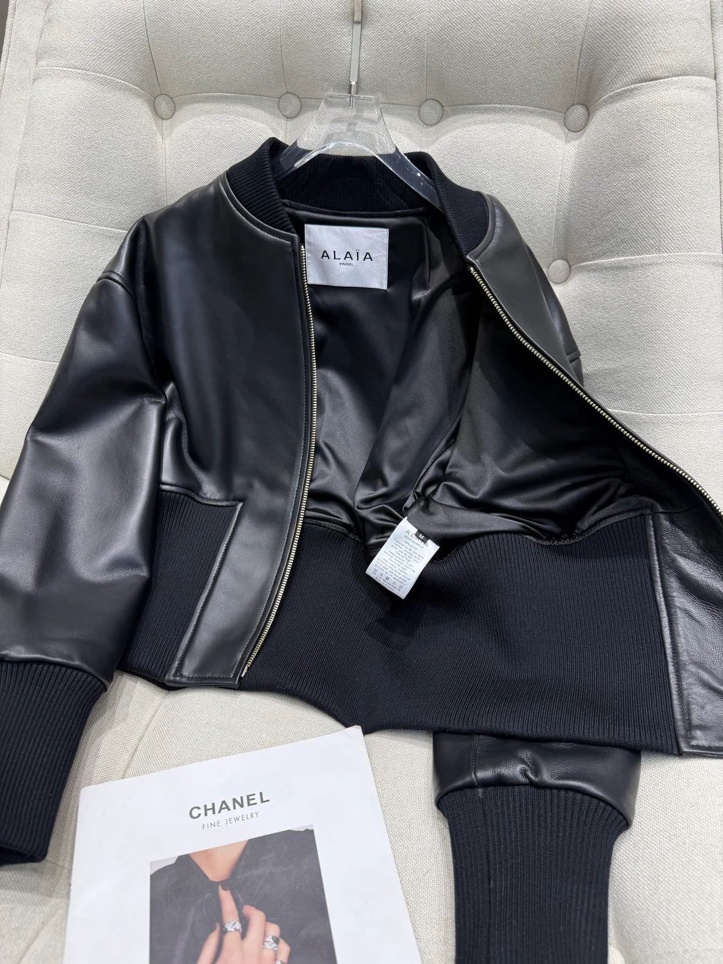 Кожаные Куртки И Дублёнки Женские Alaia 10624727