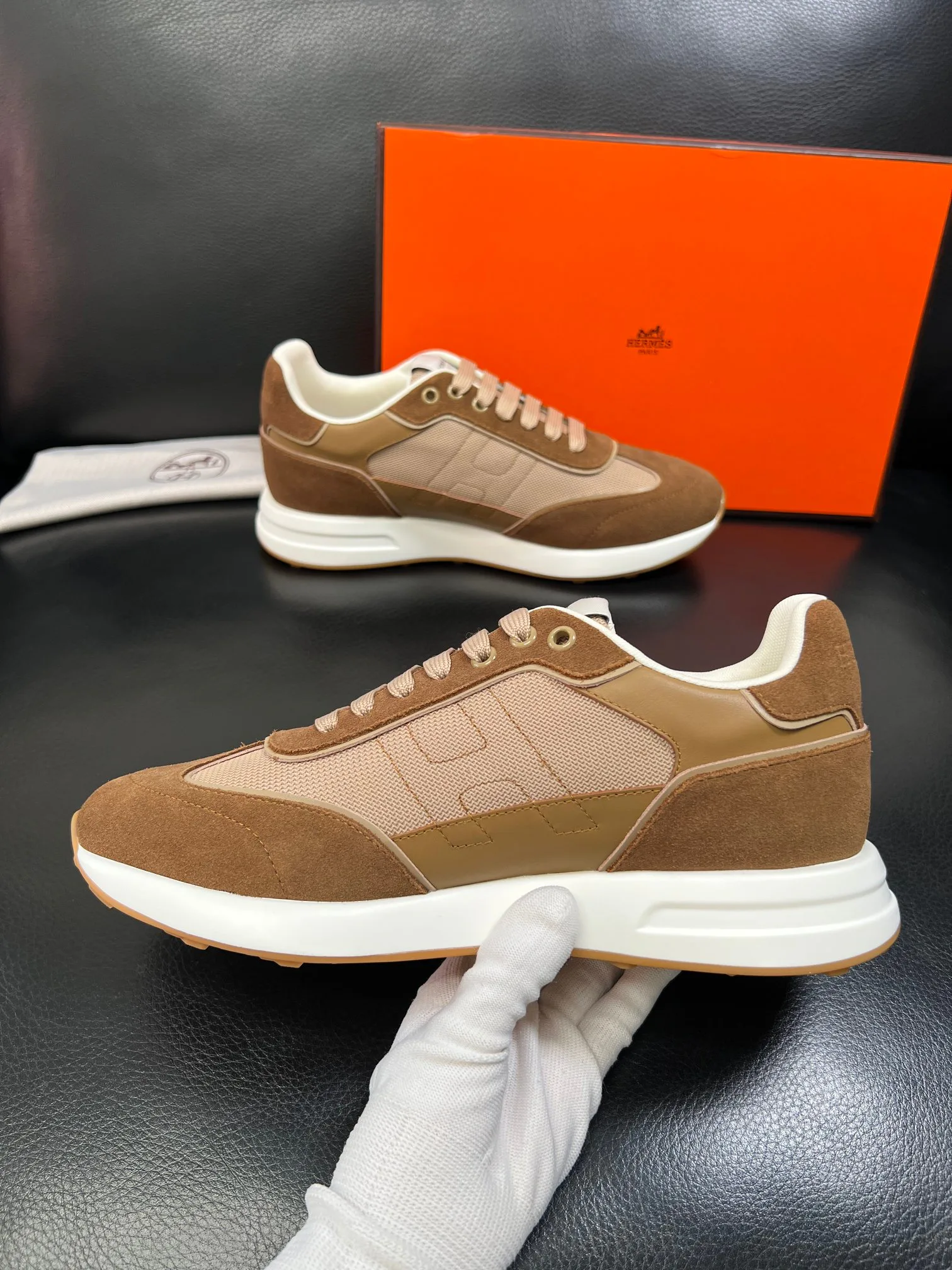 Кроссовки Мужские Hermes 18743962