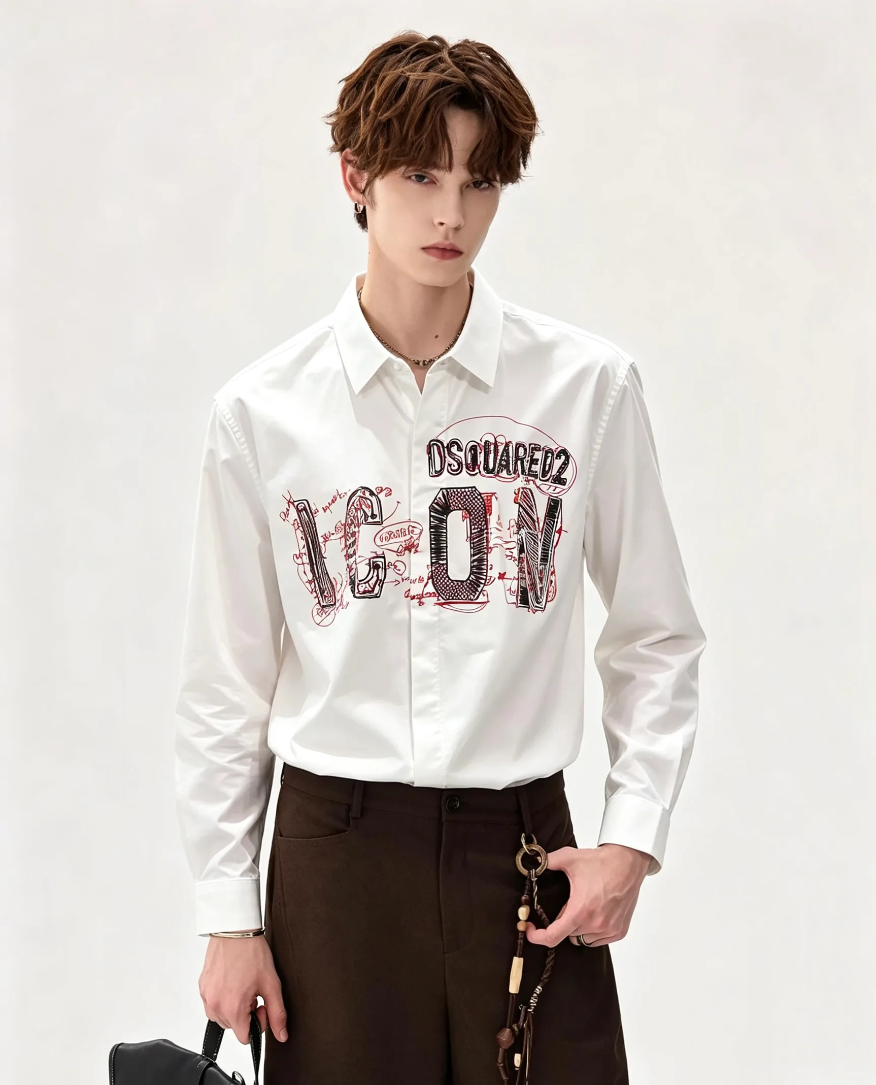 Рубашки Мужские Dsquared2 18592740