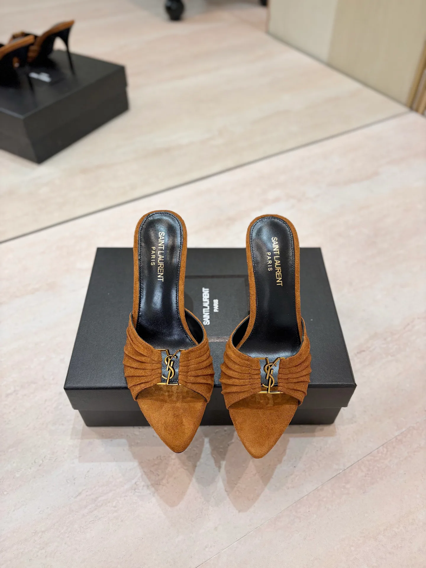 Мюли И Сабо Женские Saint Laurent 17476015