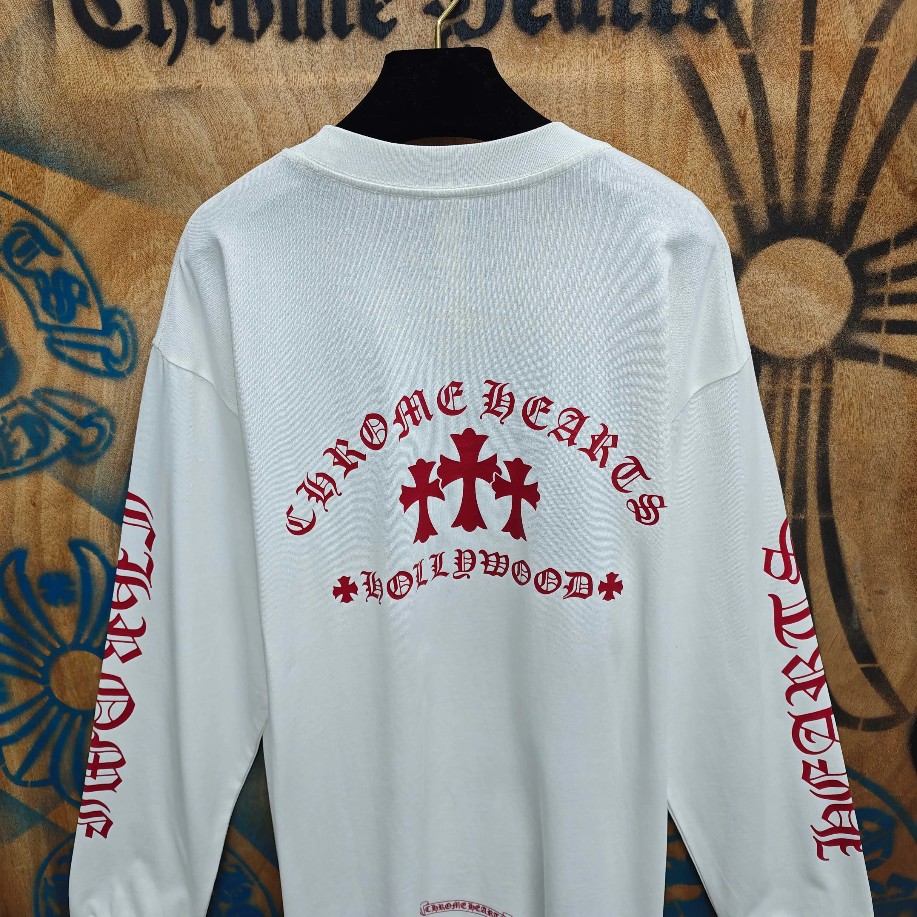 Лонгсливы Мужские Chrome Hearts 11808759