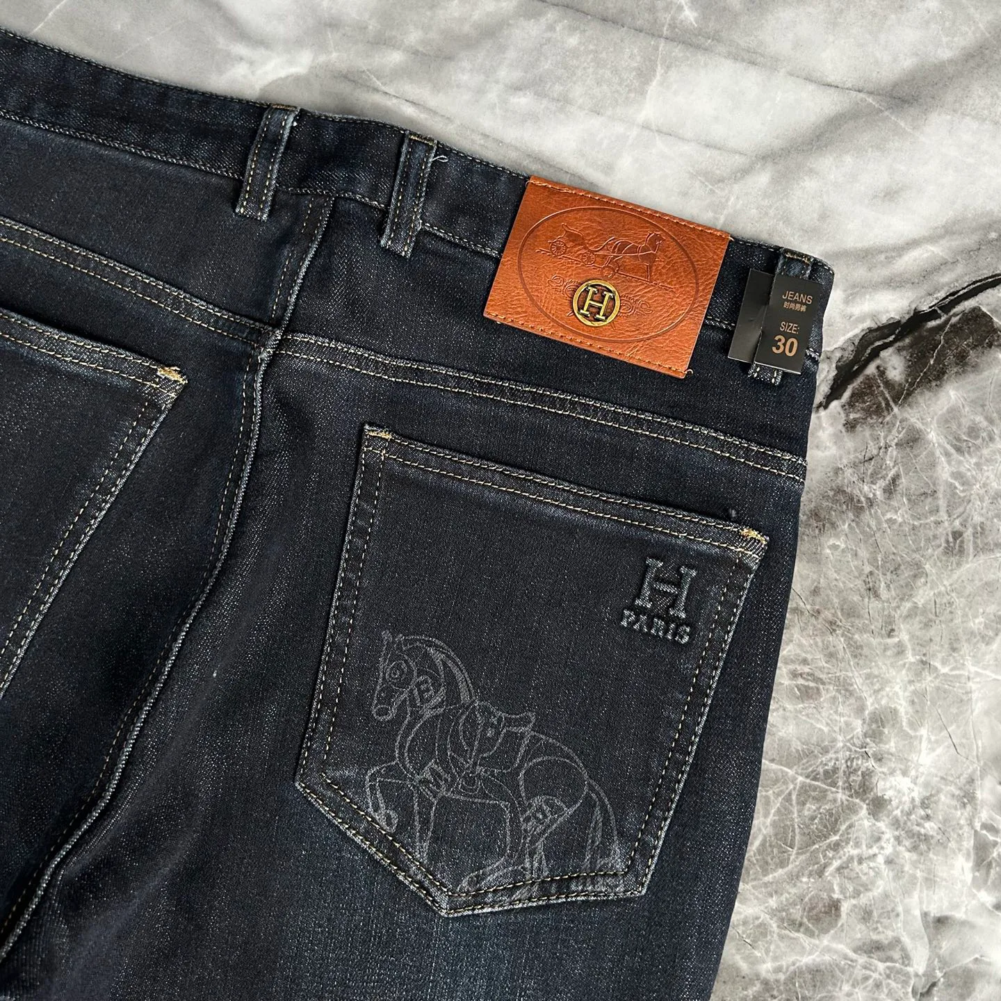 Джинсы Мужские Hermes 1889279