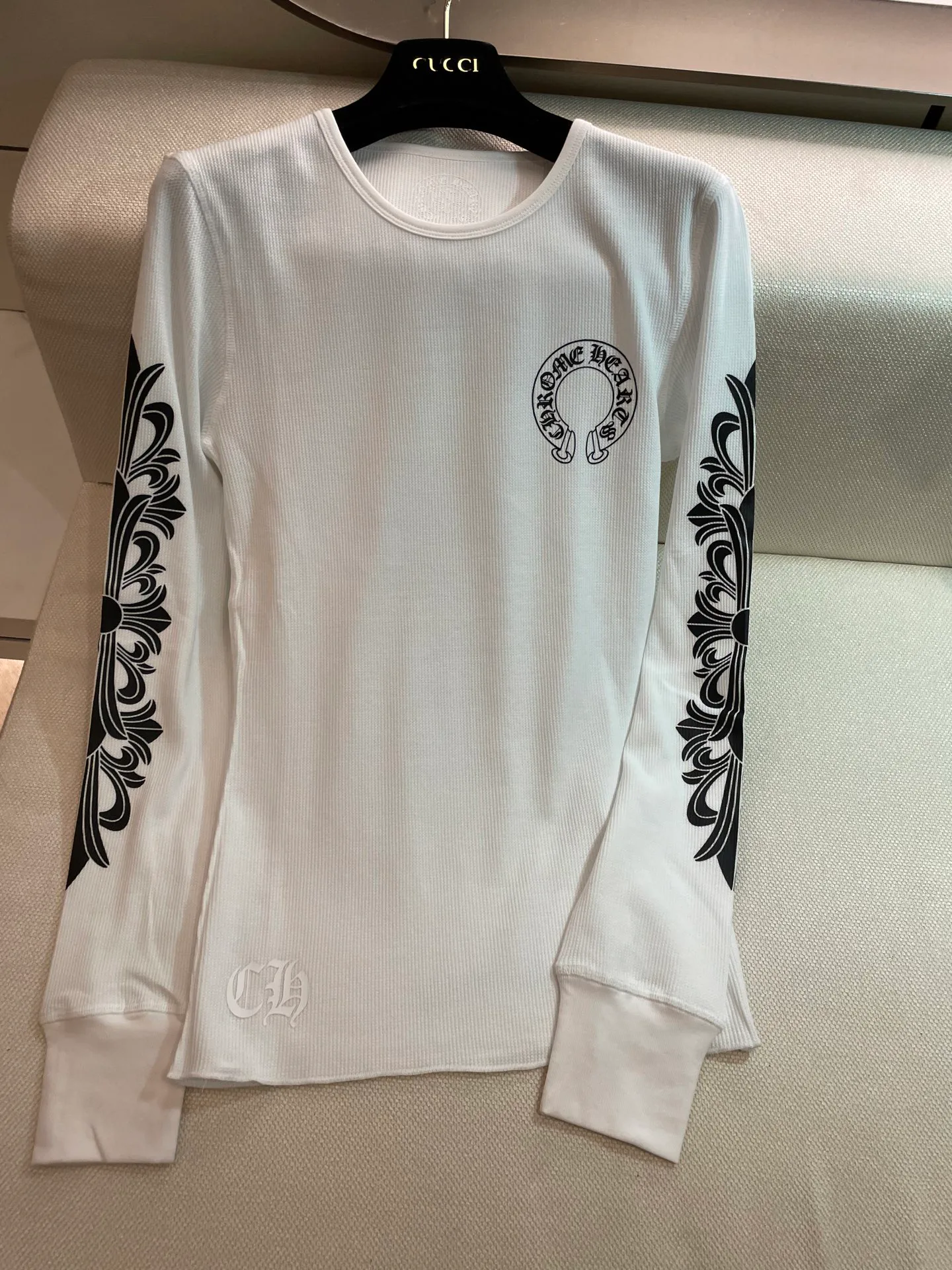 Лонгсливы Женские Chrome Hearts 12403105