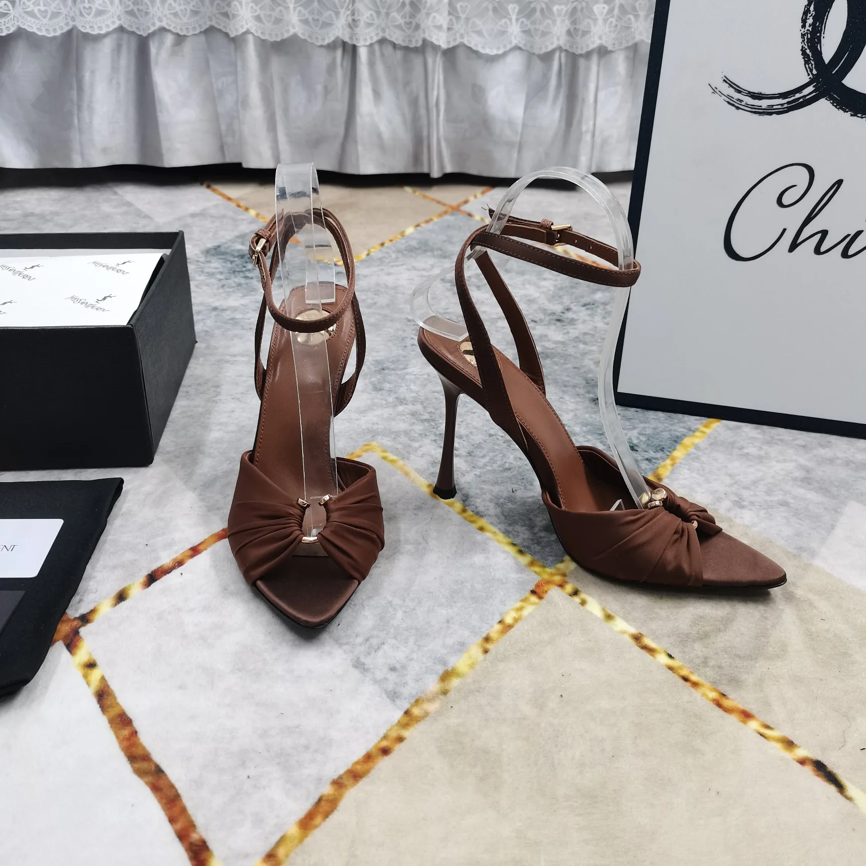 Босоножки Женские Saint Laurent 29062