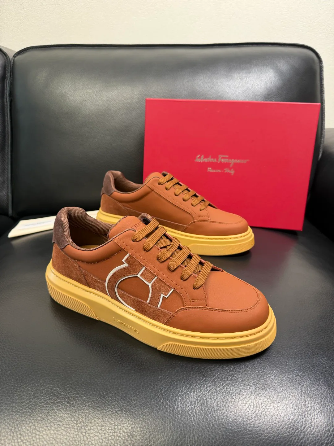 Кеды Мужские Salvatore Ferragamo 368964