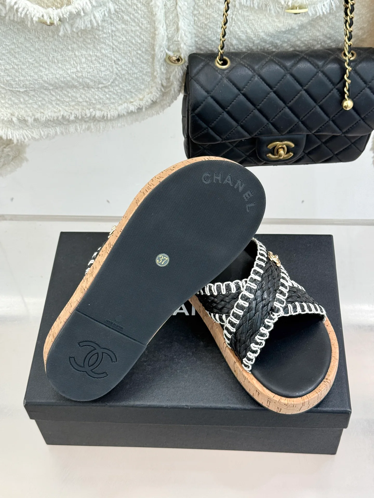 Шлепанцы Женские Chanel 1018157