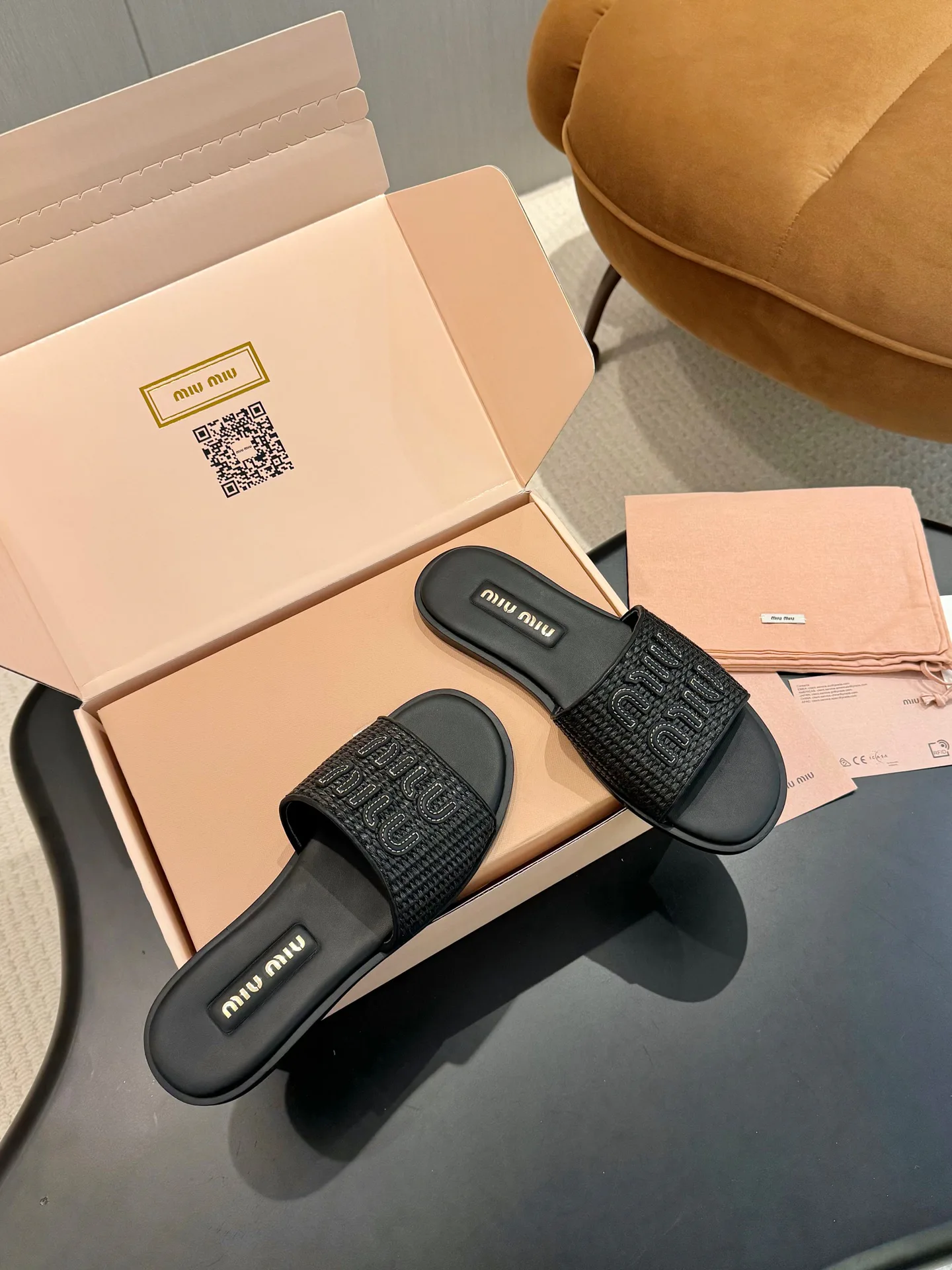 Шлепанцы Женские Miu Miu 11508154