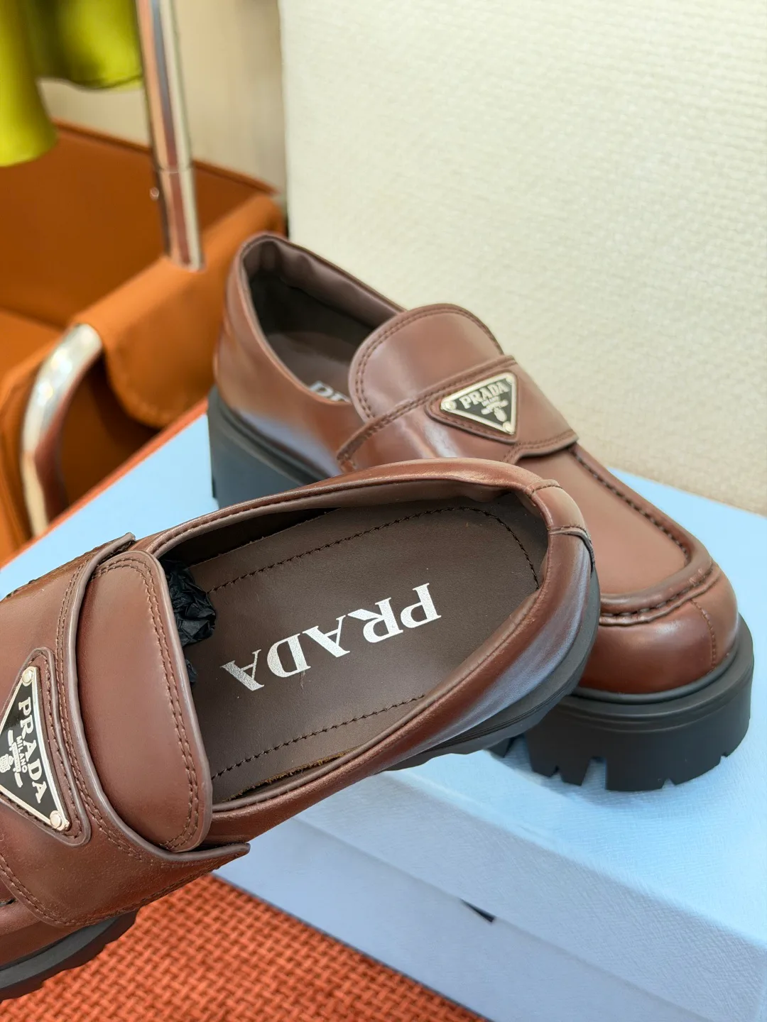 Лоферы И Мокасины Женские Prada 19619630