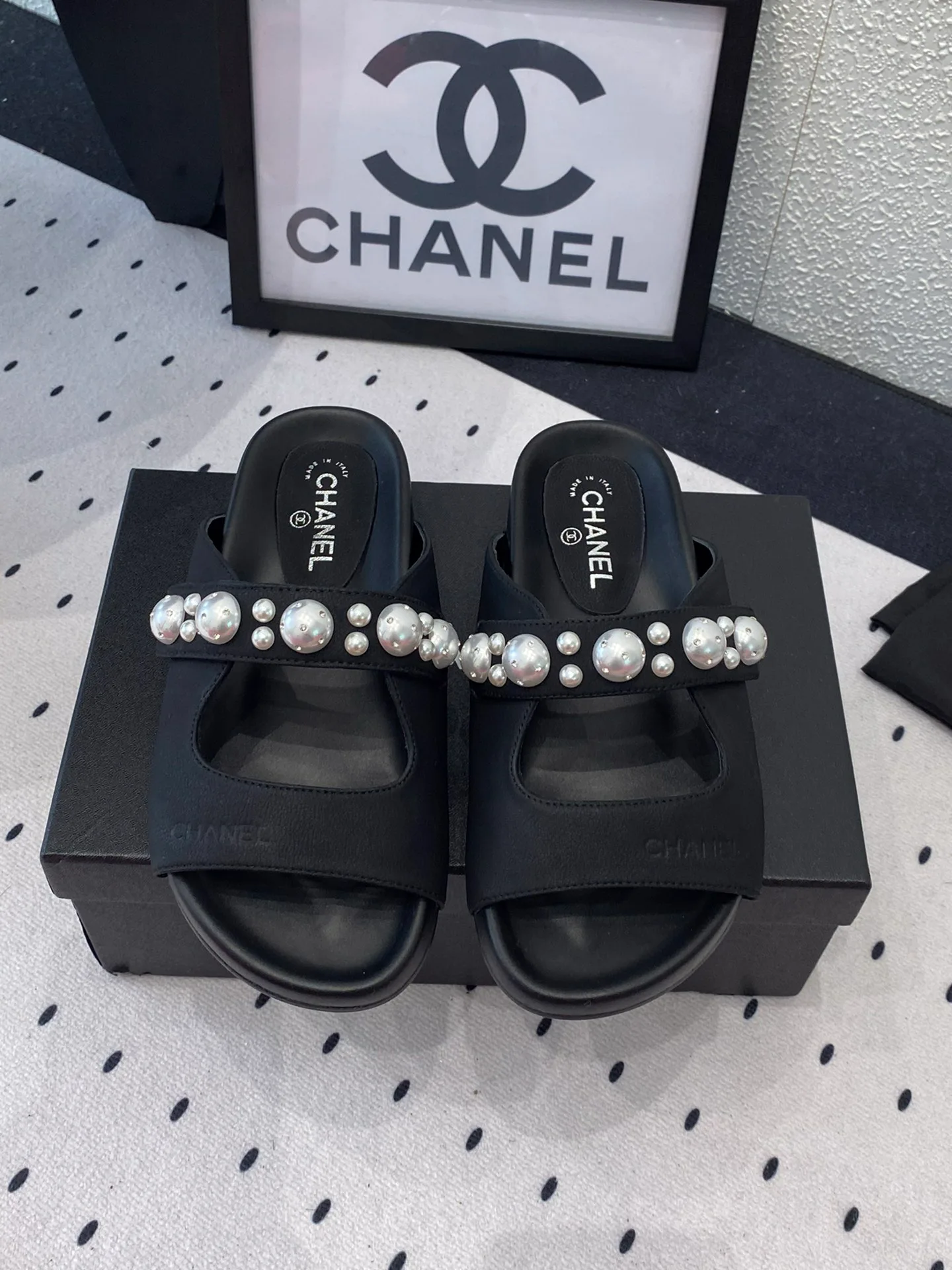 Шлепанцы Женские Chanel 36141