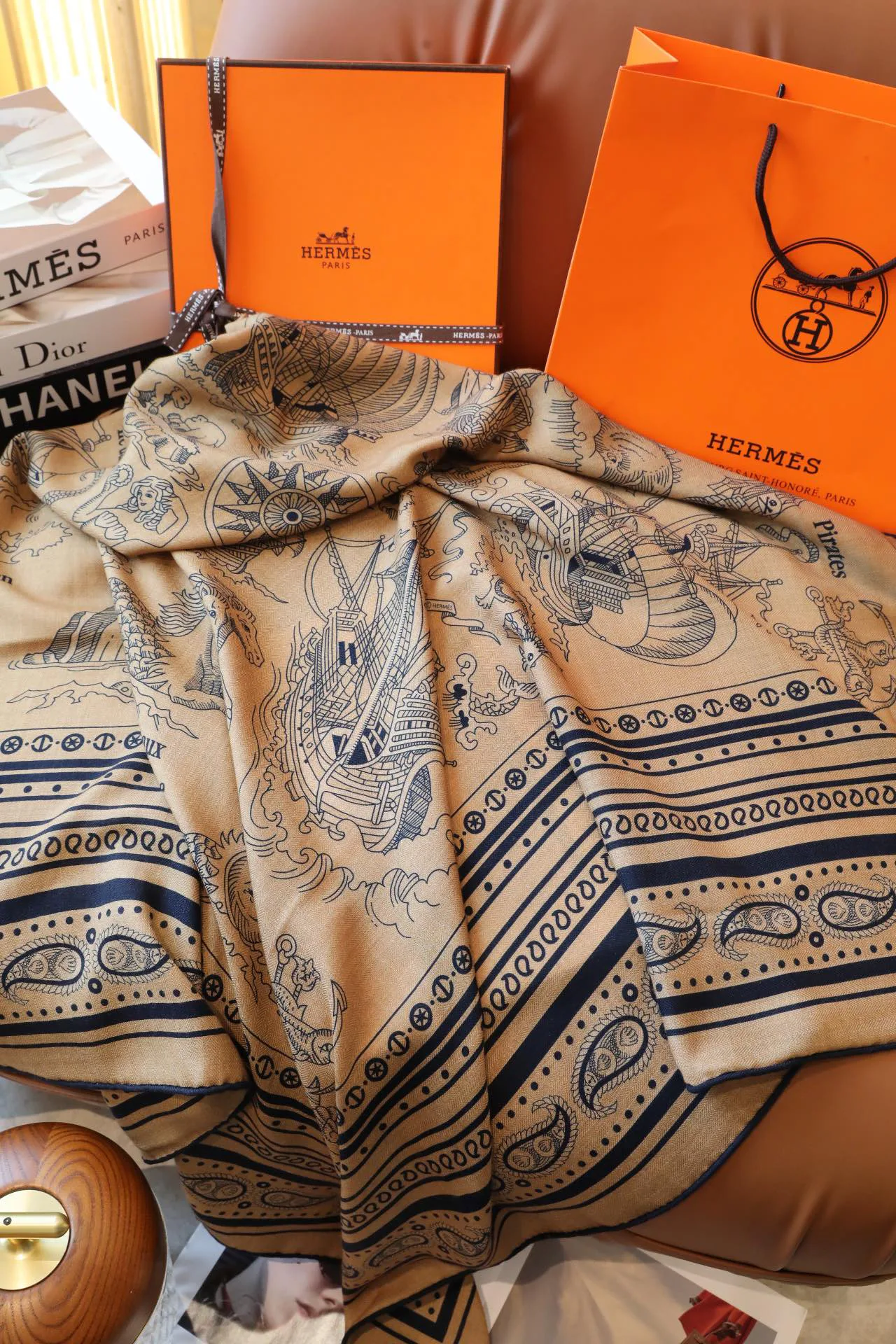 Шарфы Hermes 5048994