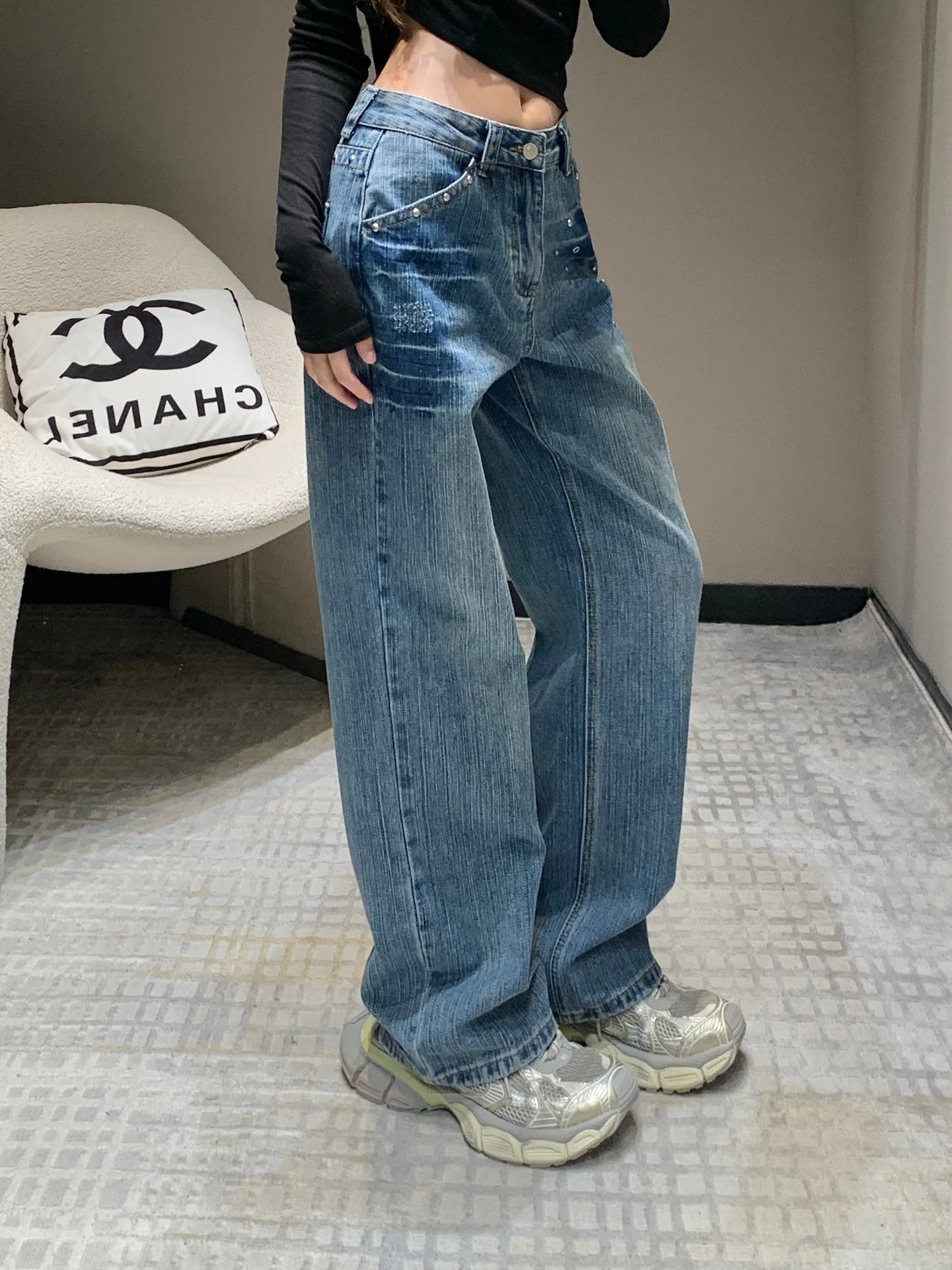 Джинсы Женские Balenciaga 32119