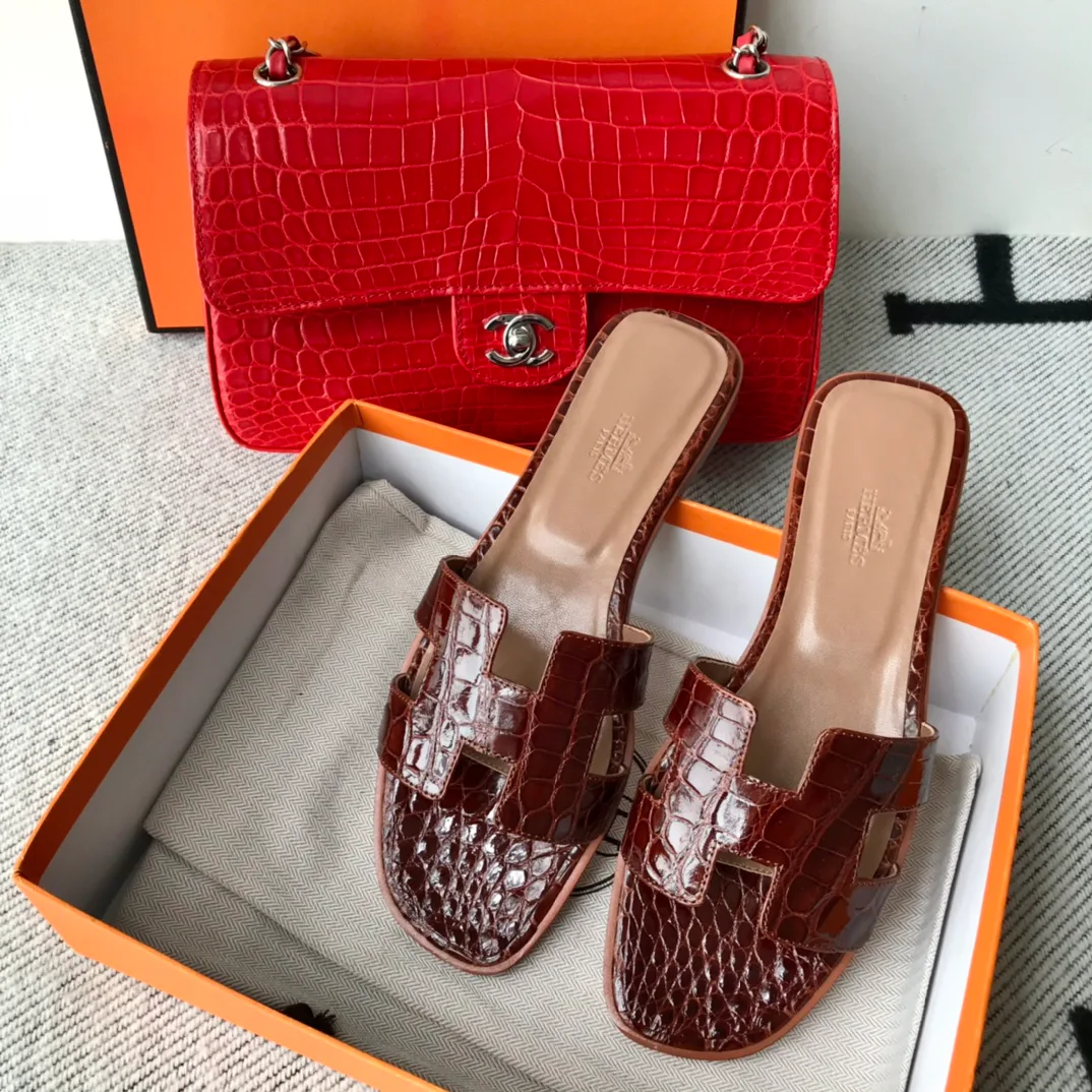 Шлепанцы Женские Hermes 3967464