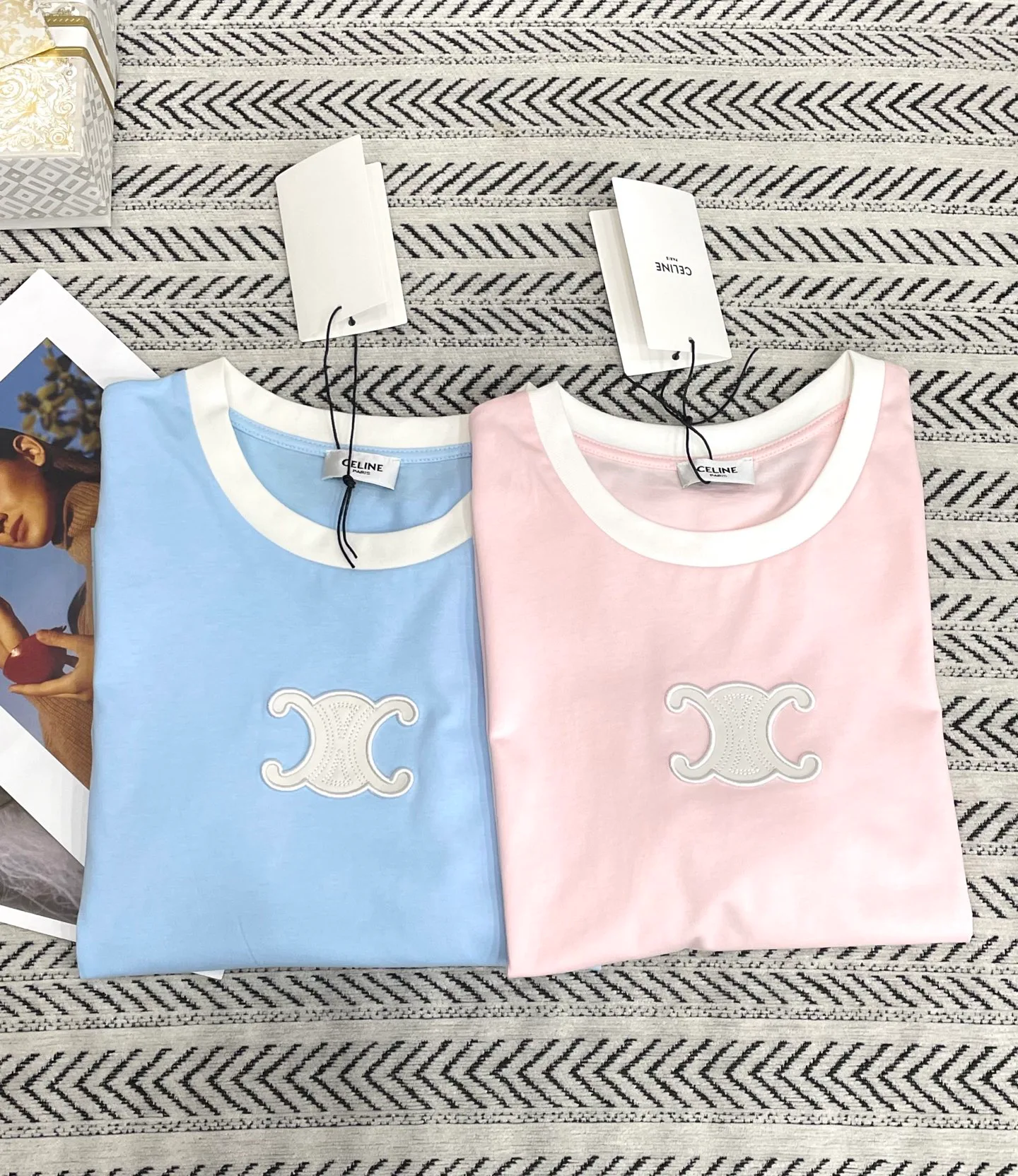 Футболки Женские Celine 4875089