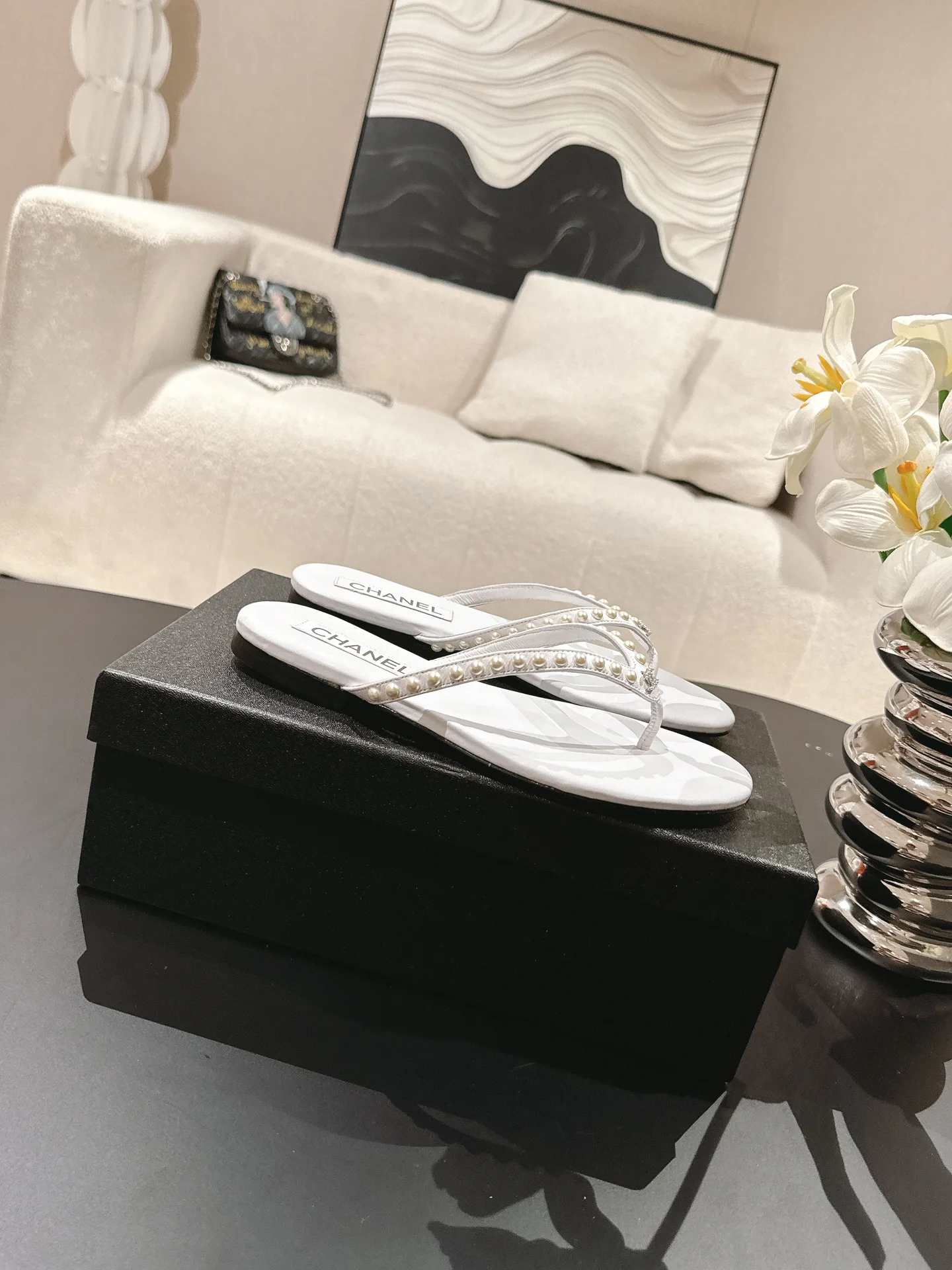 Шлепанцы Женские Chanel 26945