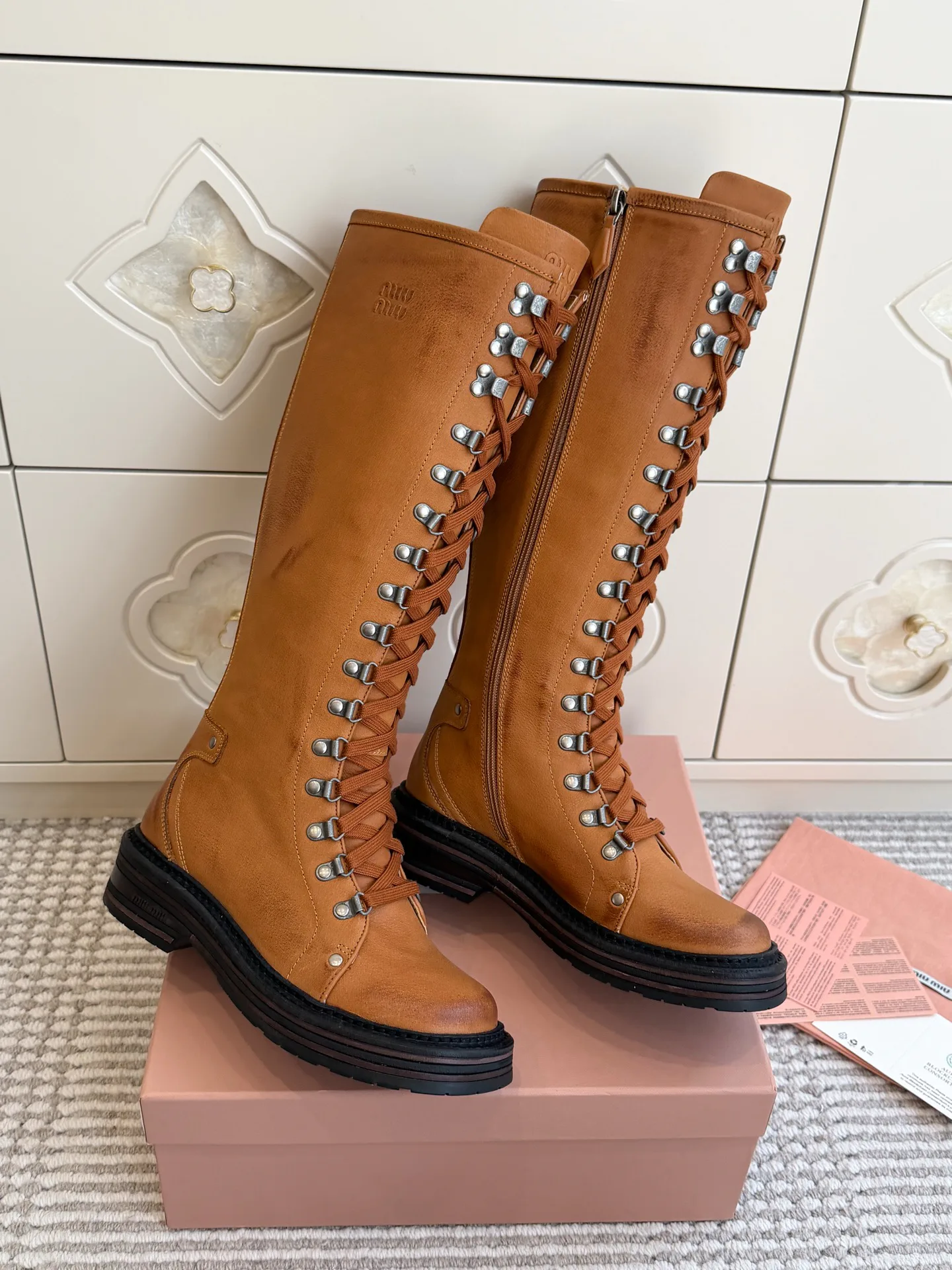 Ботинки Женские Miu Miu 17943214