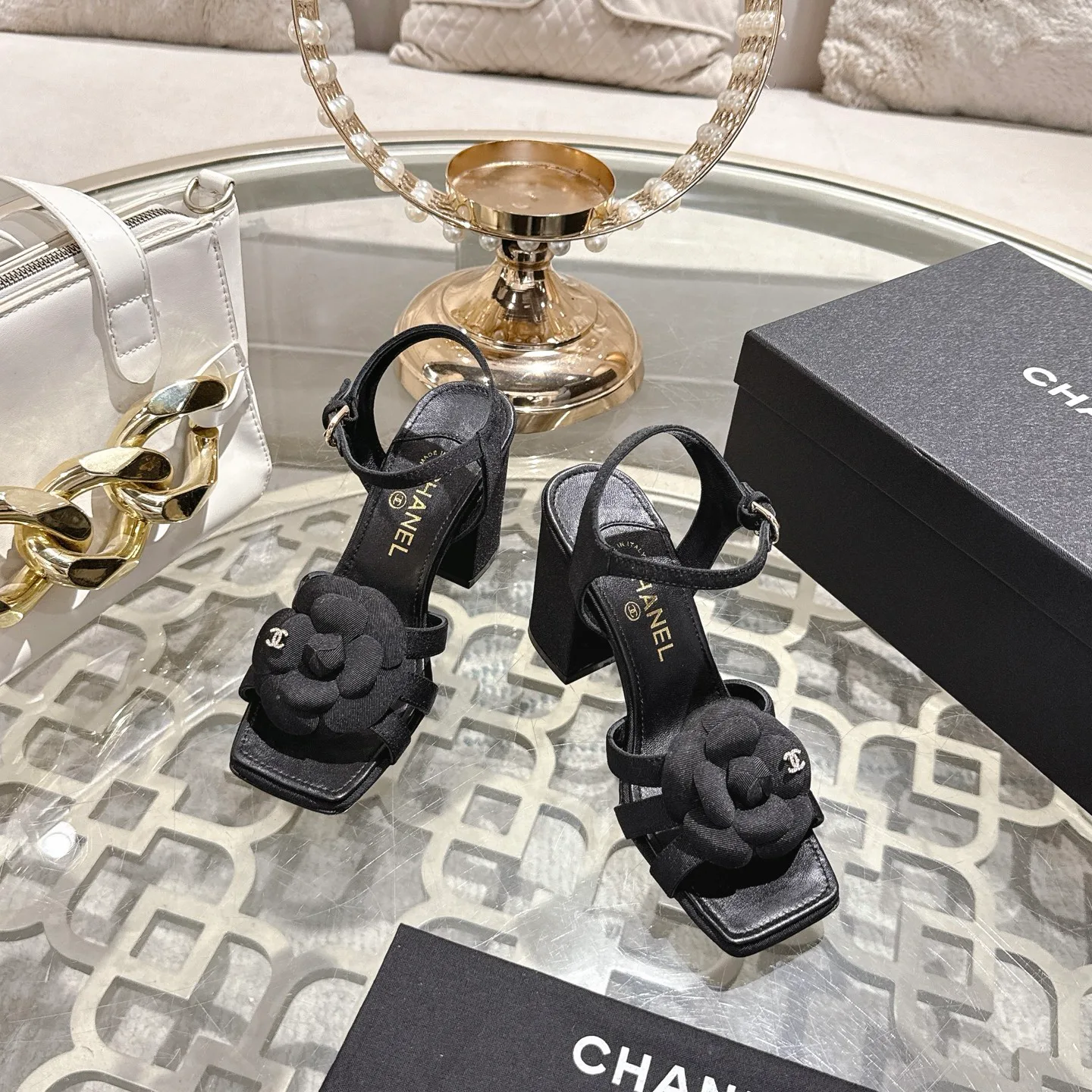 Босоножки Женские Chanel 12714888