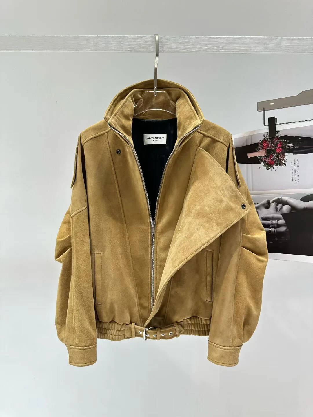 Куртки И Пуховики Женские Saint Laurent 785591