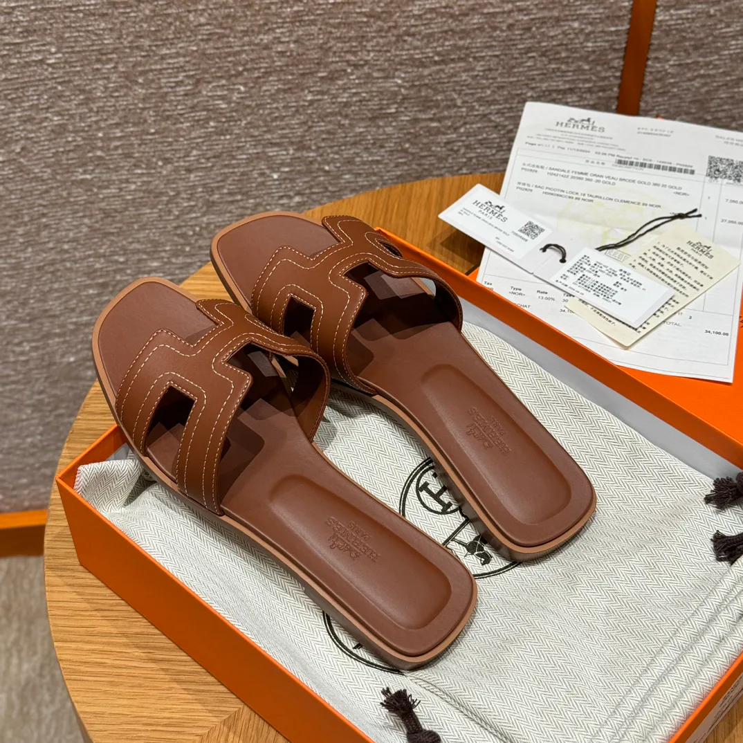 Шлепанцы Женские Hermes 567691