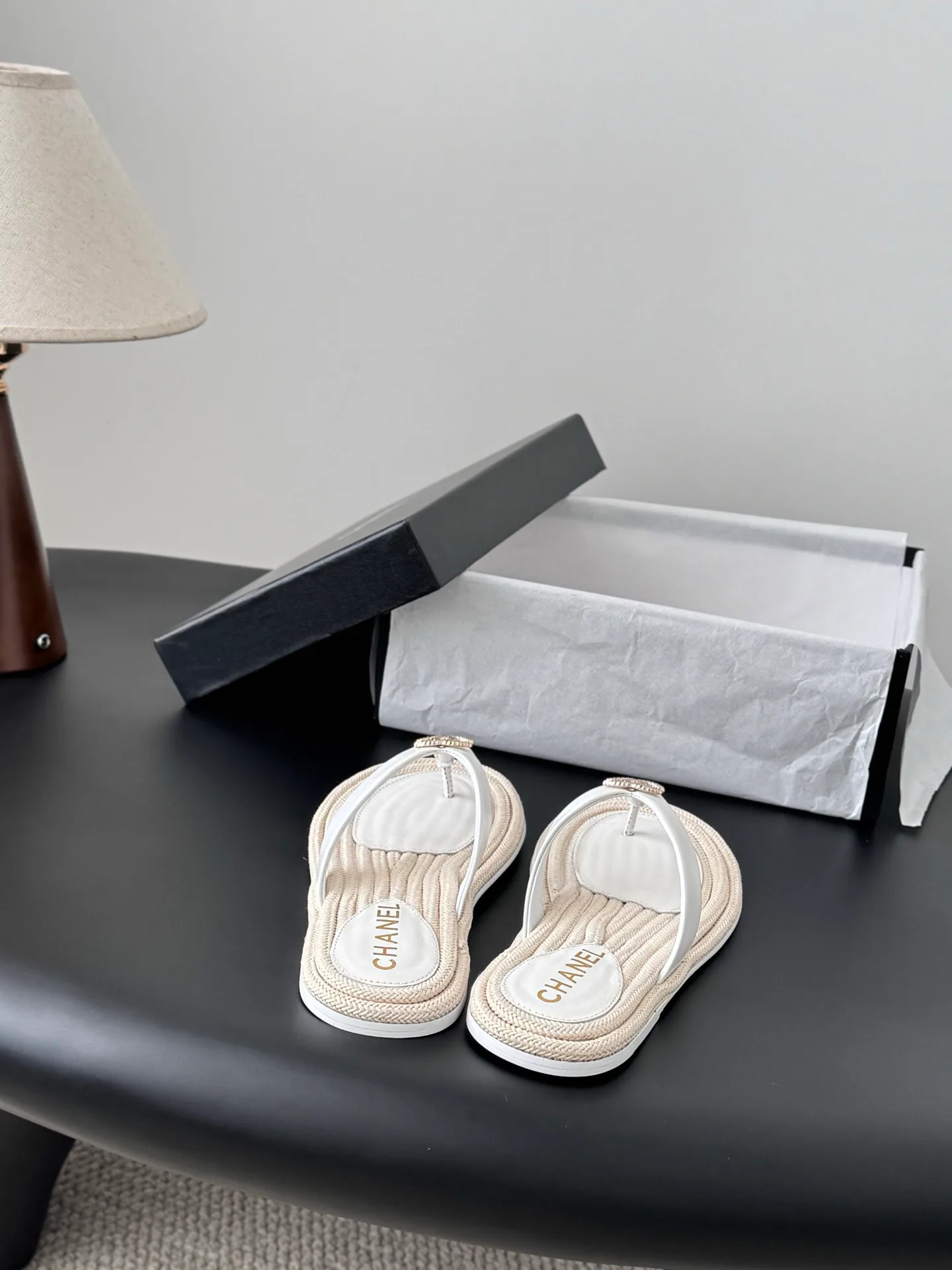 Шлепанцы Женские Chanel 1446590