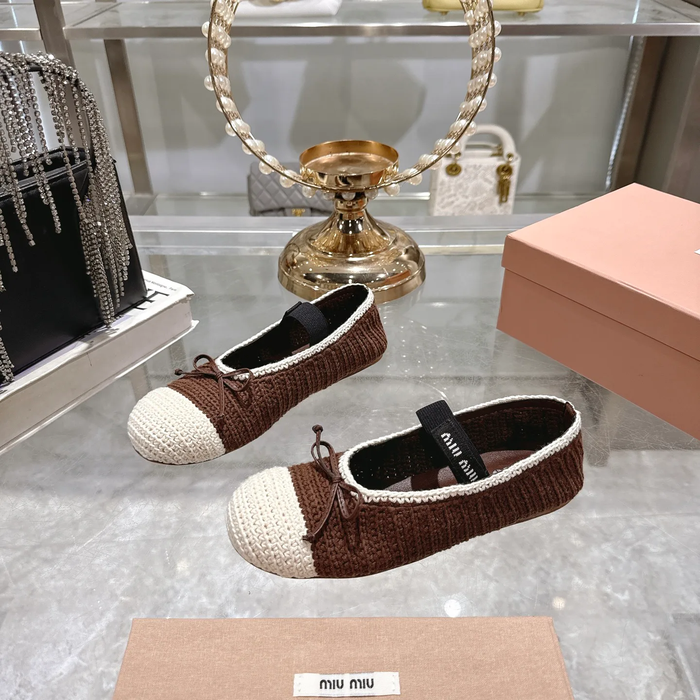 Балетки Женские Miu Miu 12847615