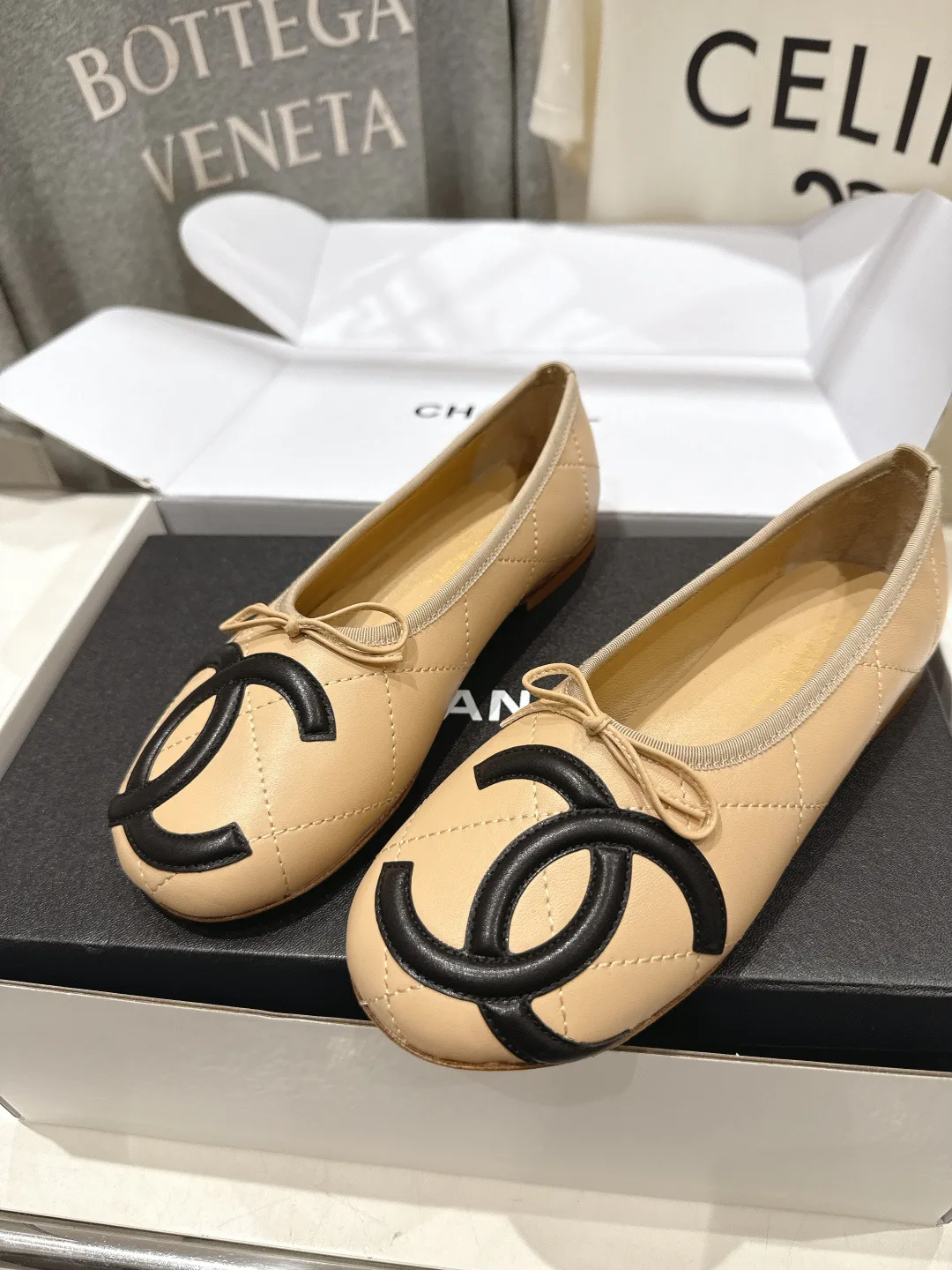 Балетки Женские Chanel 17637886