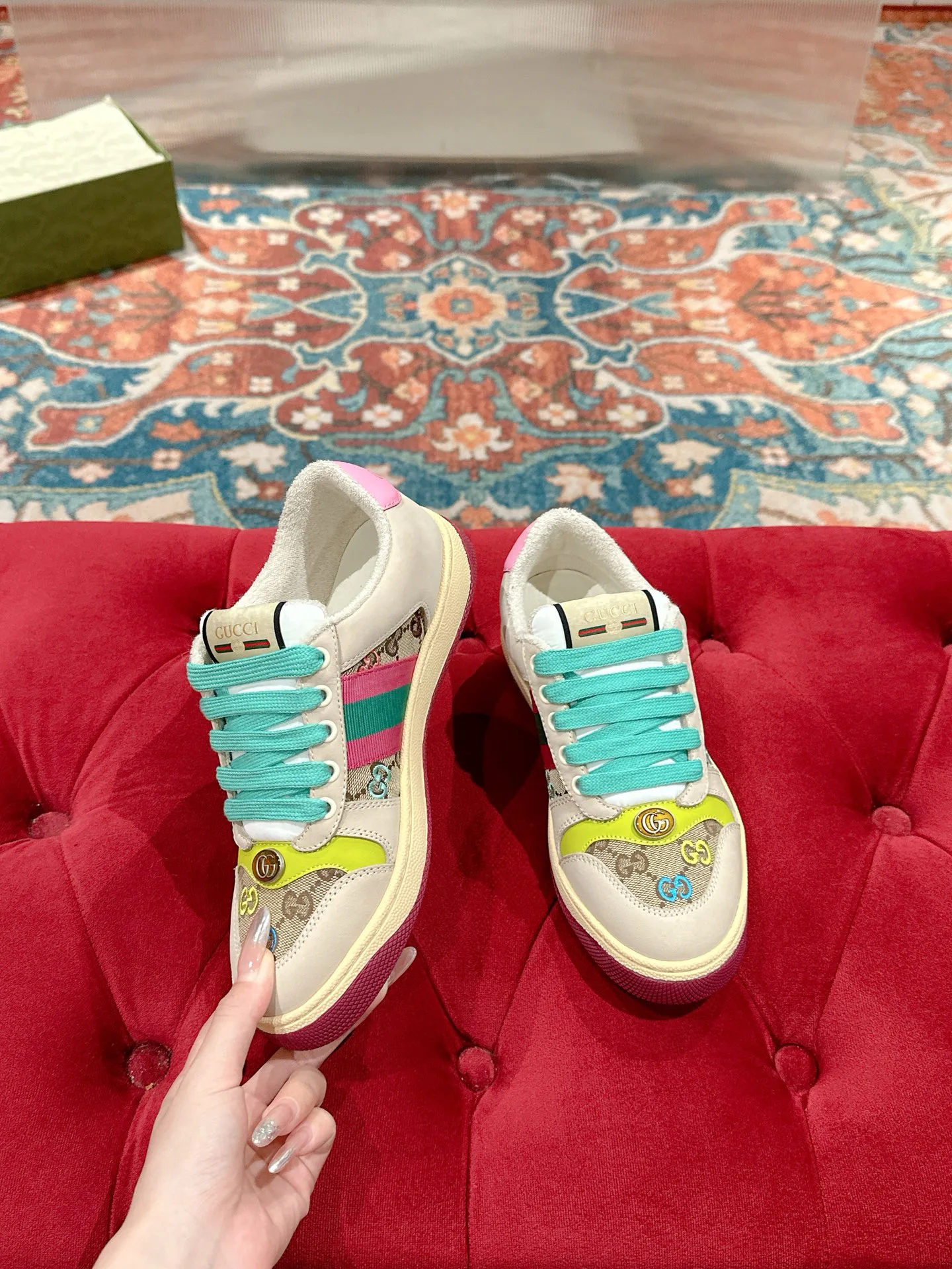 Кроссовки Женские Gucci 983421