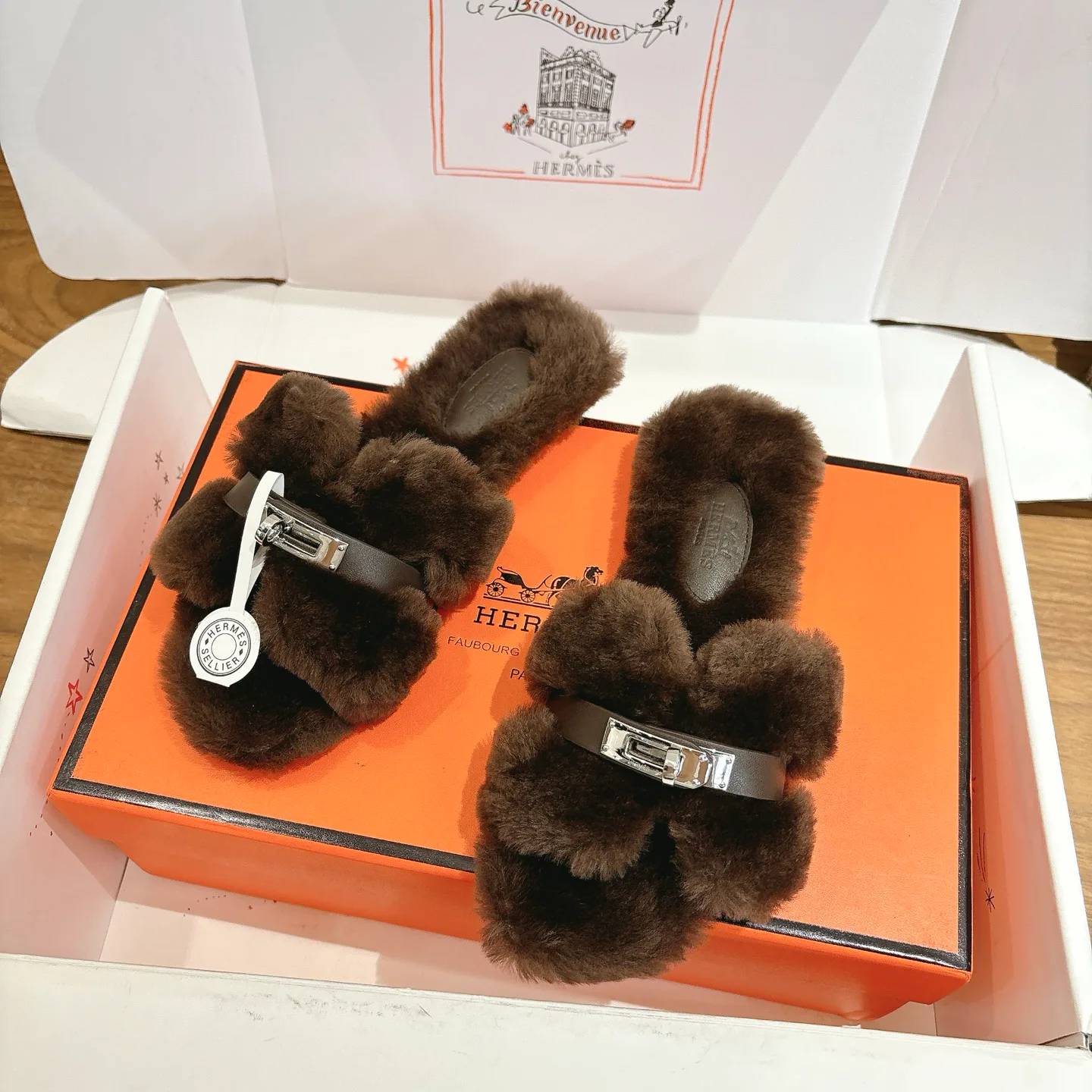 Тапочки Женские Hermes 974651