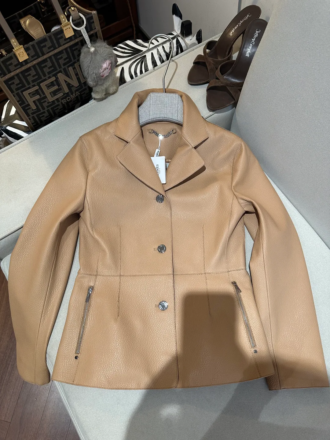 Кожаные Куртки И Дублёнки Женские Hermes 14723786