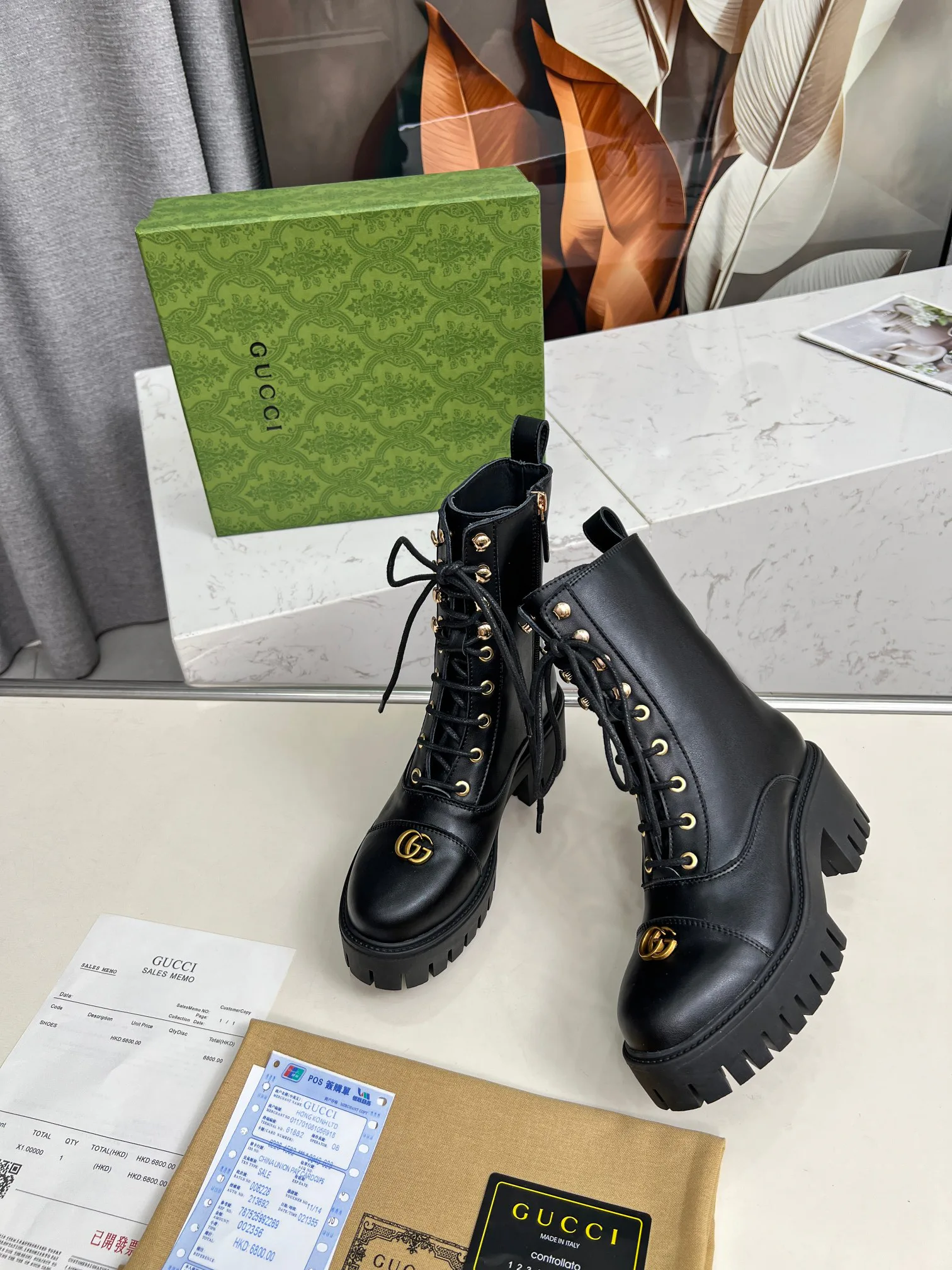 Ботинки Женские Gucci 5350838